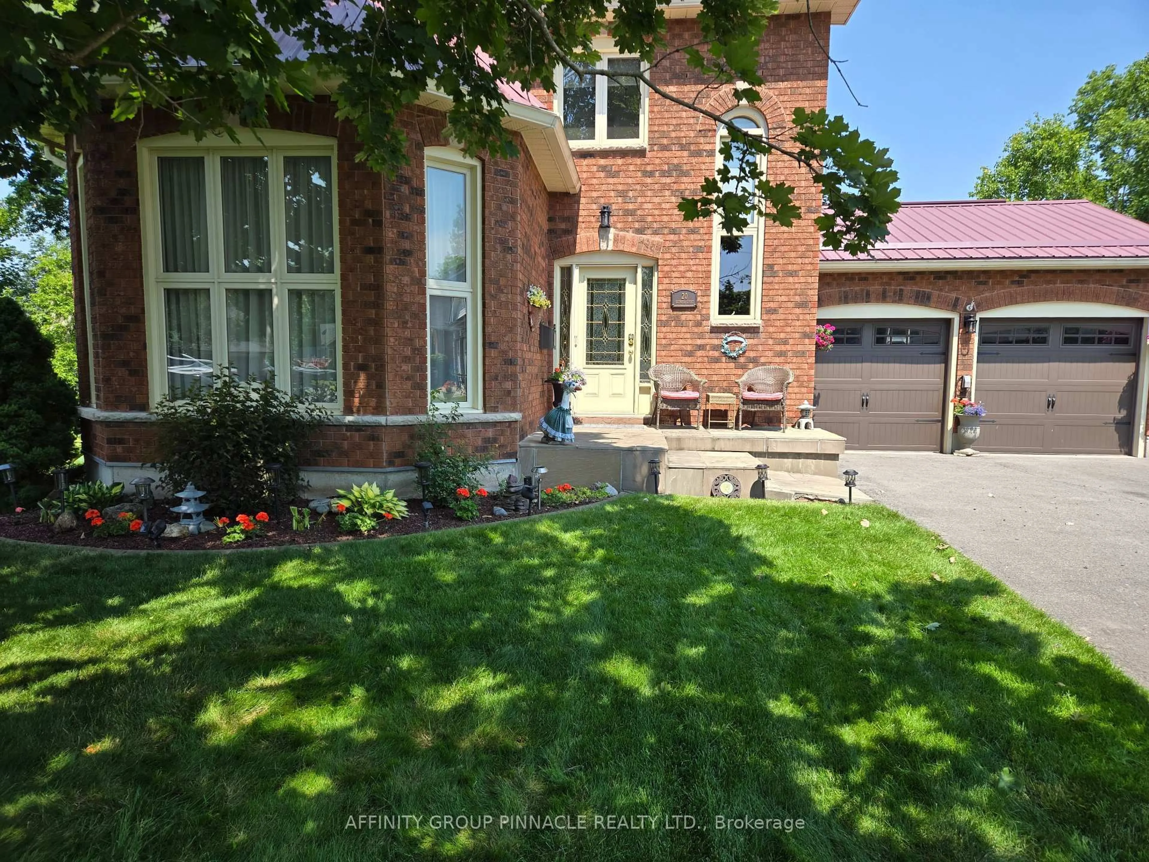 A pic from outside/outdoor area/front of a property/back of a property/a pic from drone, street for 20 Olympia Crt, Kawartha Lakes Ontario K9V 6C8