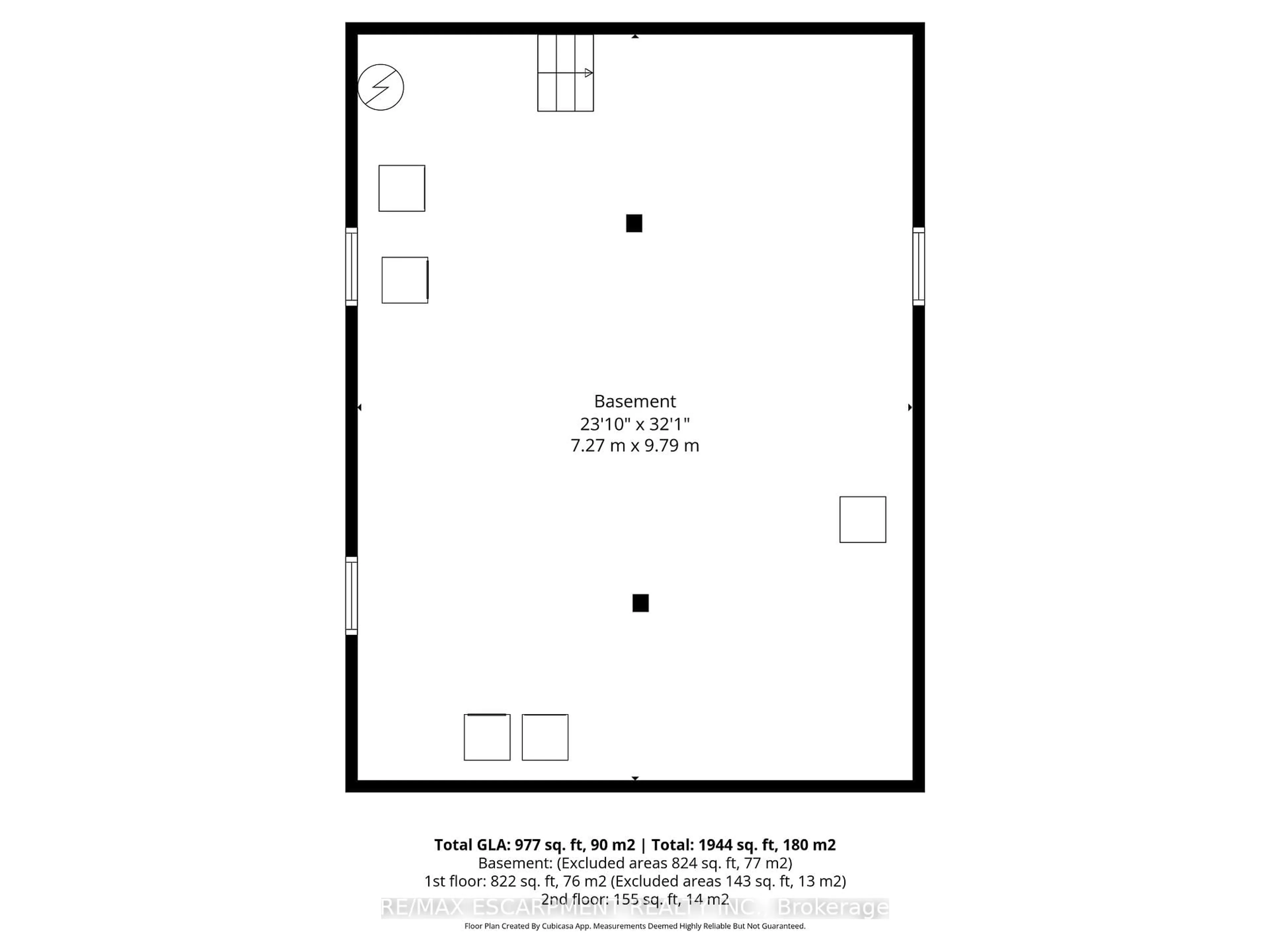 Floor plan for 74 Brunswick St, Brantford Ontario N3T 1G4