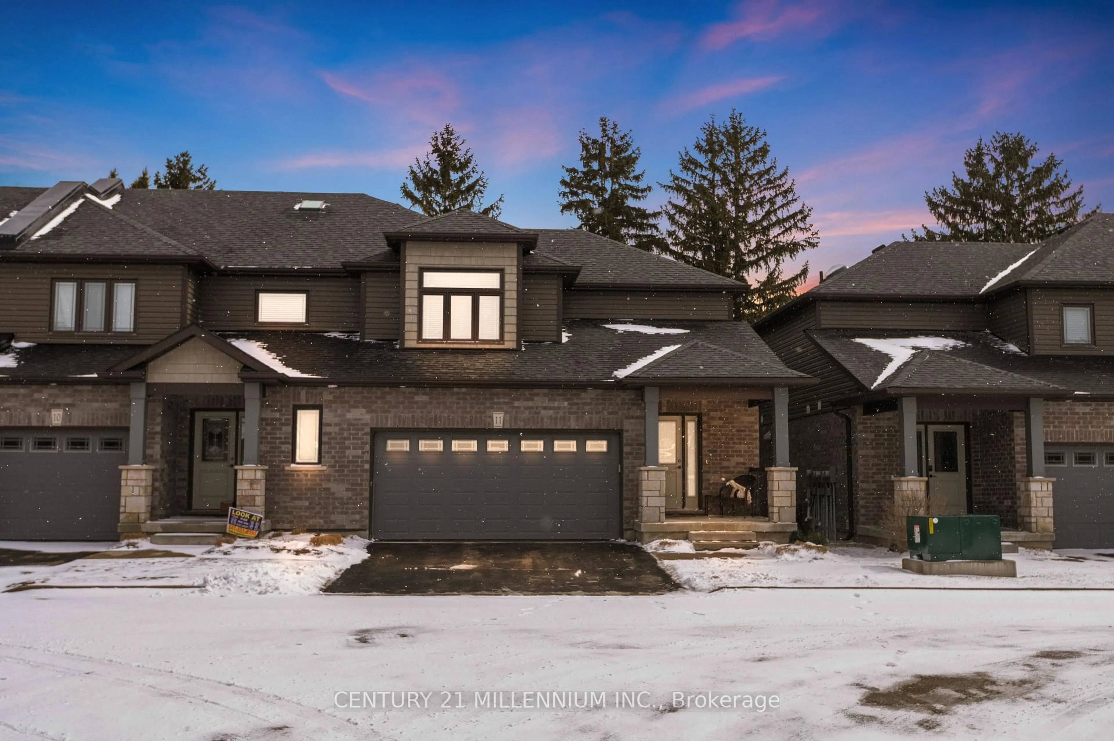 Home with brick exterior material, street for 11 Lawson Dr #5, East Luther Grand Valley Ontario L9W 7P1