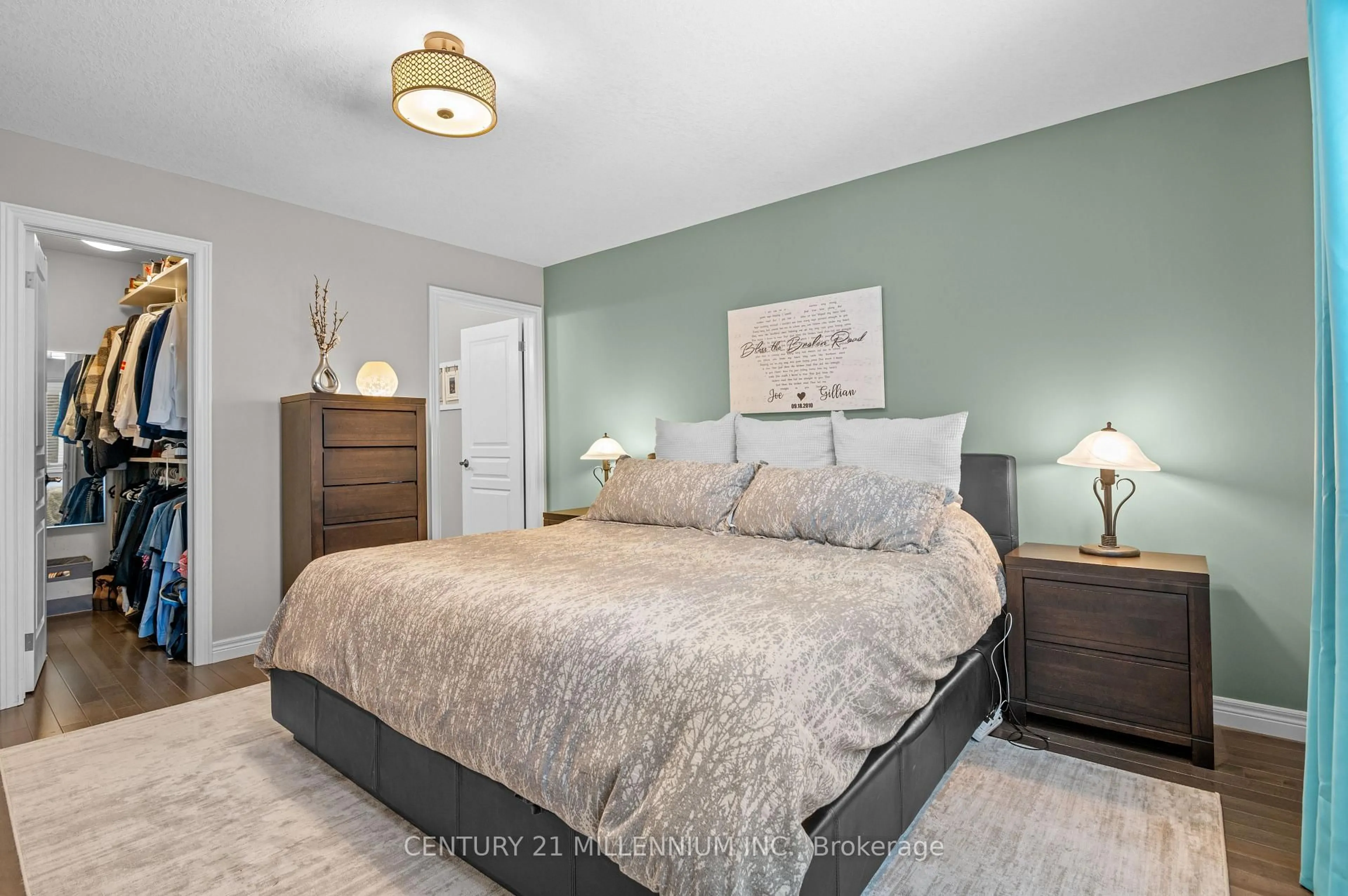 Bedroom with bed, unknown for 11 Lawson Dr #5, East Luther Grand Valley Ontario L9W 7P1