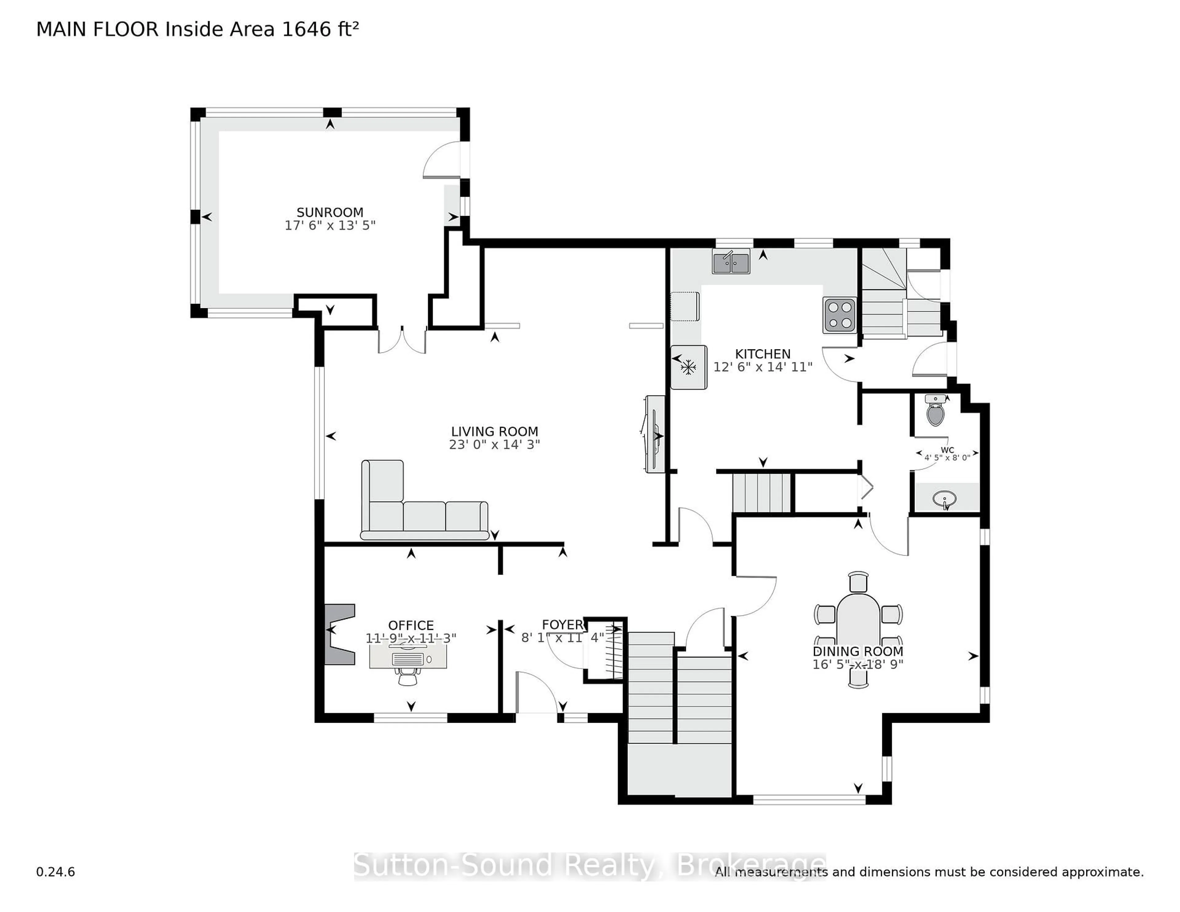 Floor plan for 412 11th St East St, Owen Sound Ontario N4K 1V4