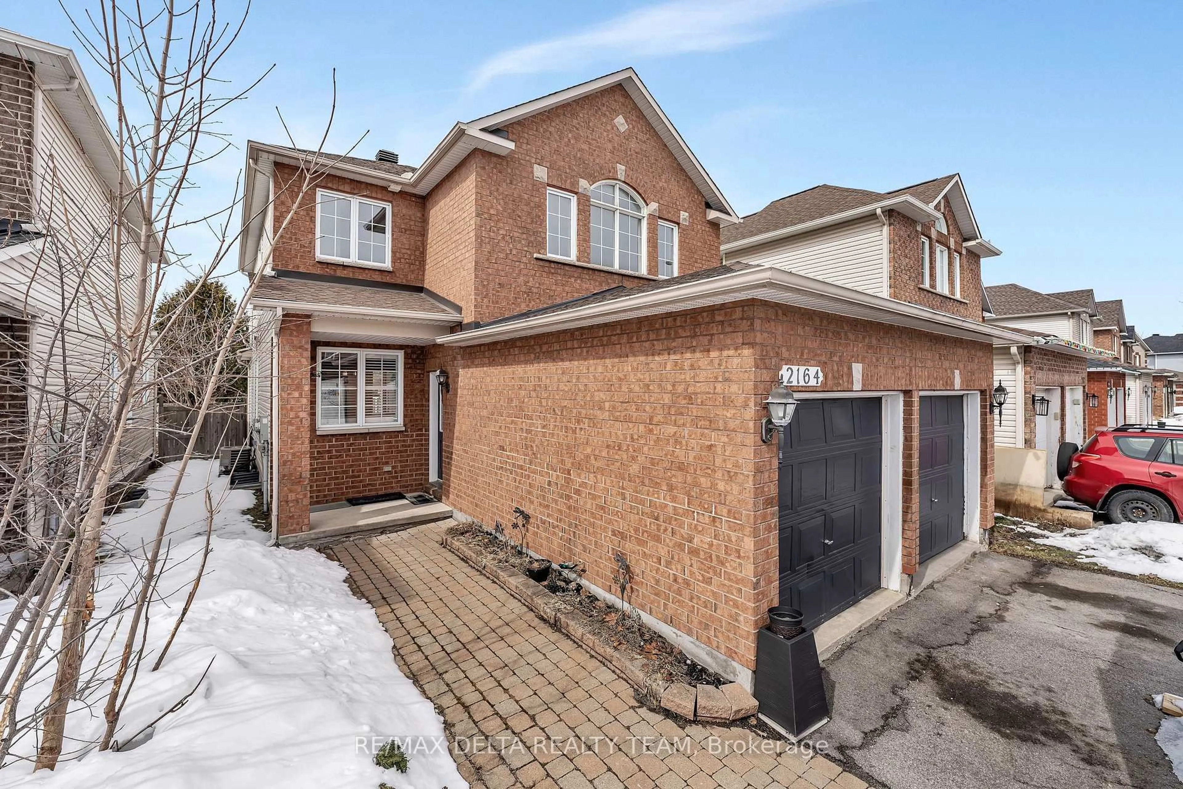 Home with brick exterior material, street for 2164 Sojourn St, Orleans Ontario K4A 4E2