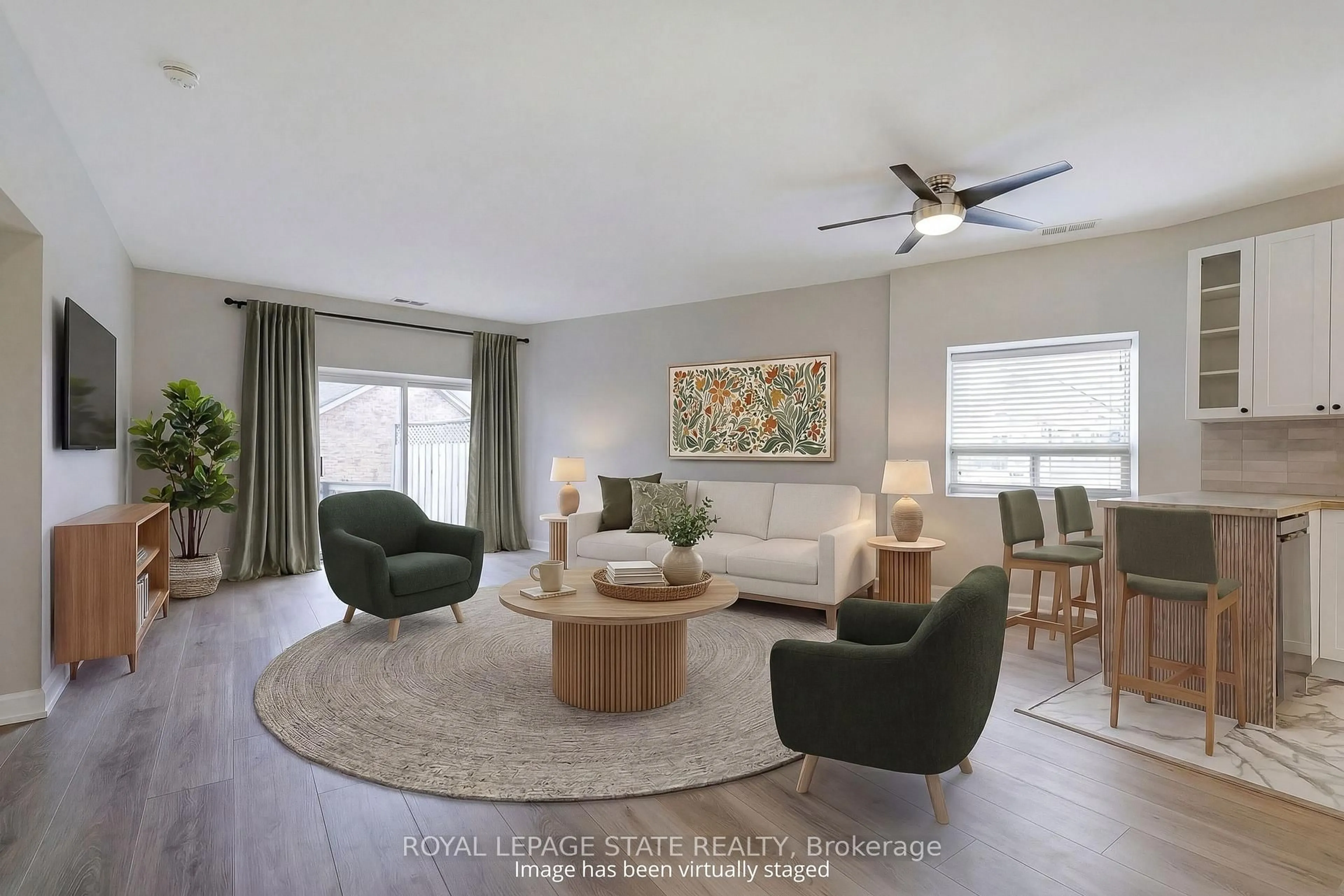 Living room with furniture, unknown for 400 York Blvd #107, Hamilton Ontario L8R 3M5