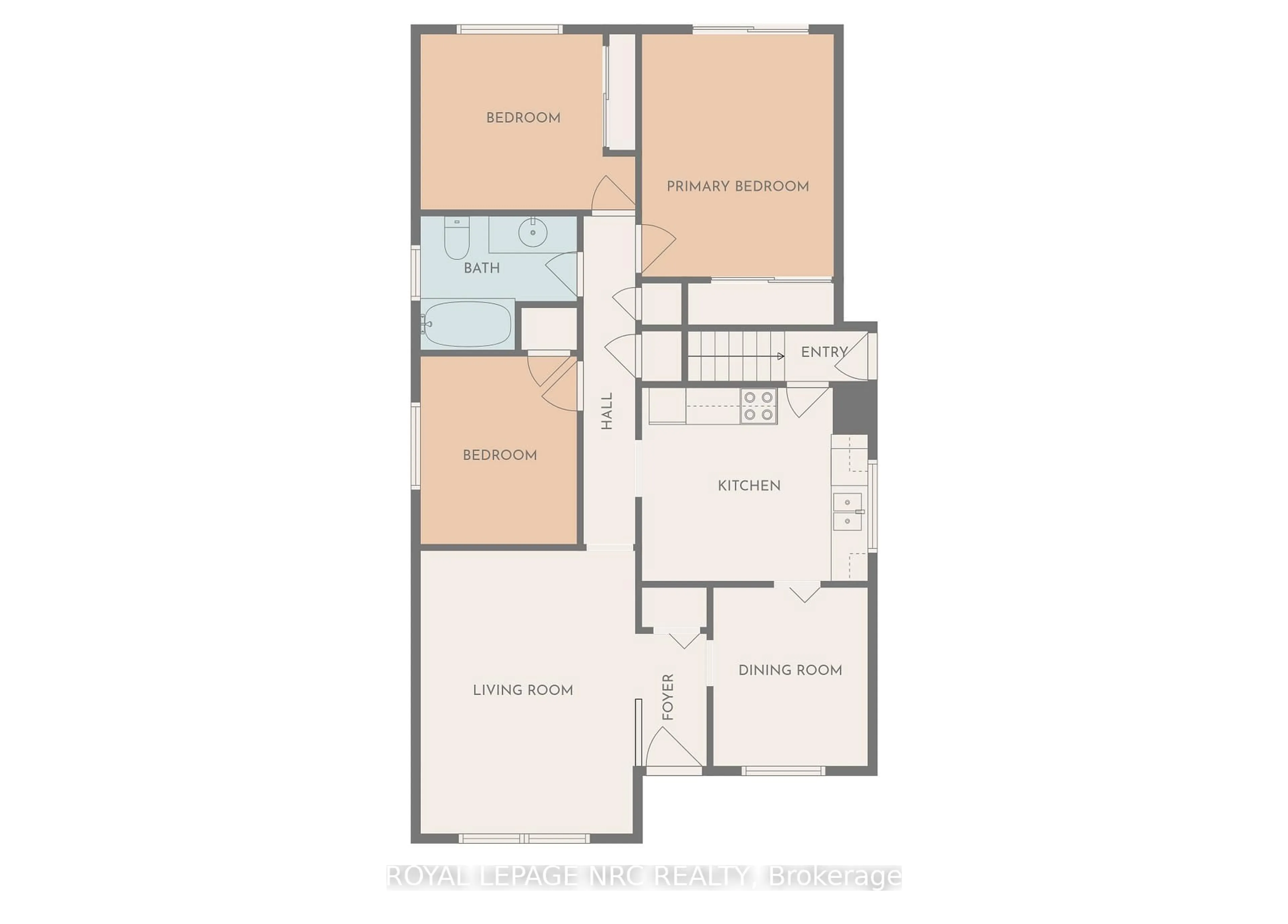 Floor plan for 105 Hillview Rd, St. Catharines Ontario L2S 1S8