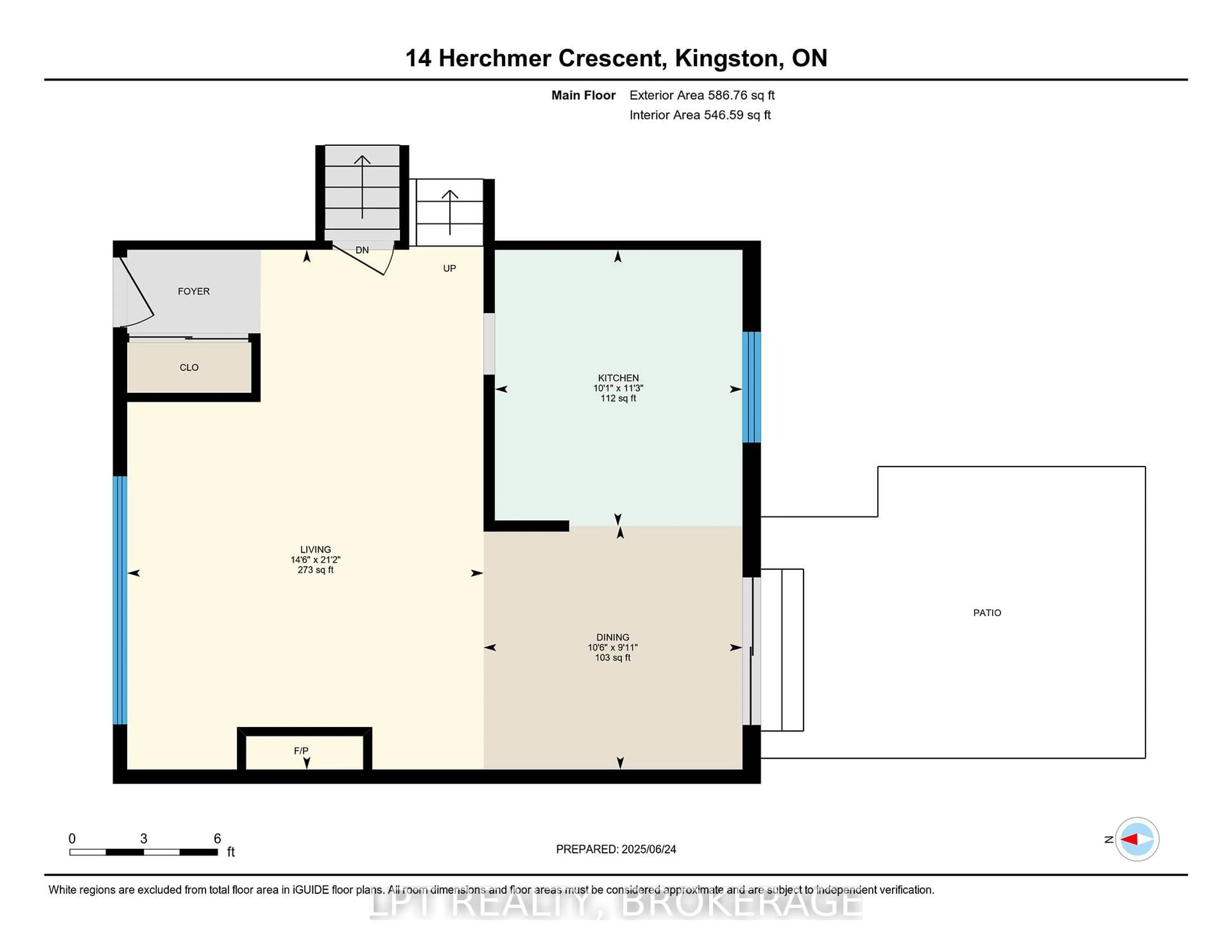 Floor plan for 14 Herchmer Cres, Kingston Ontario K7M 2V9