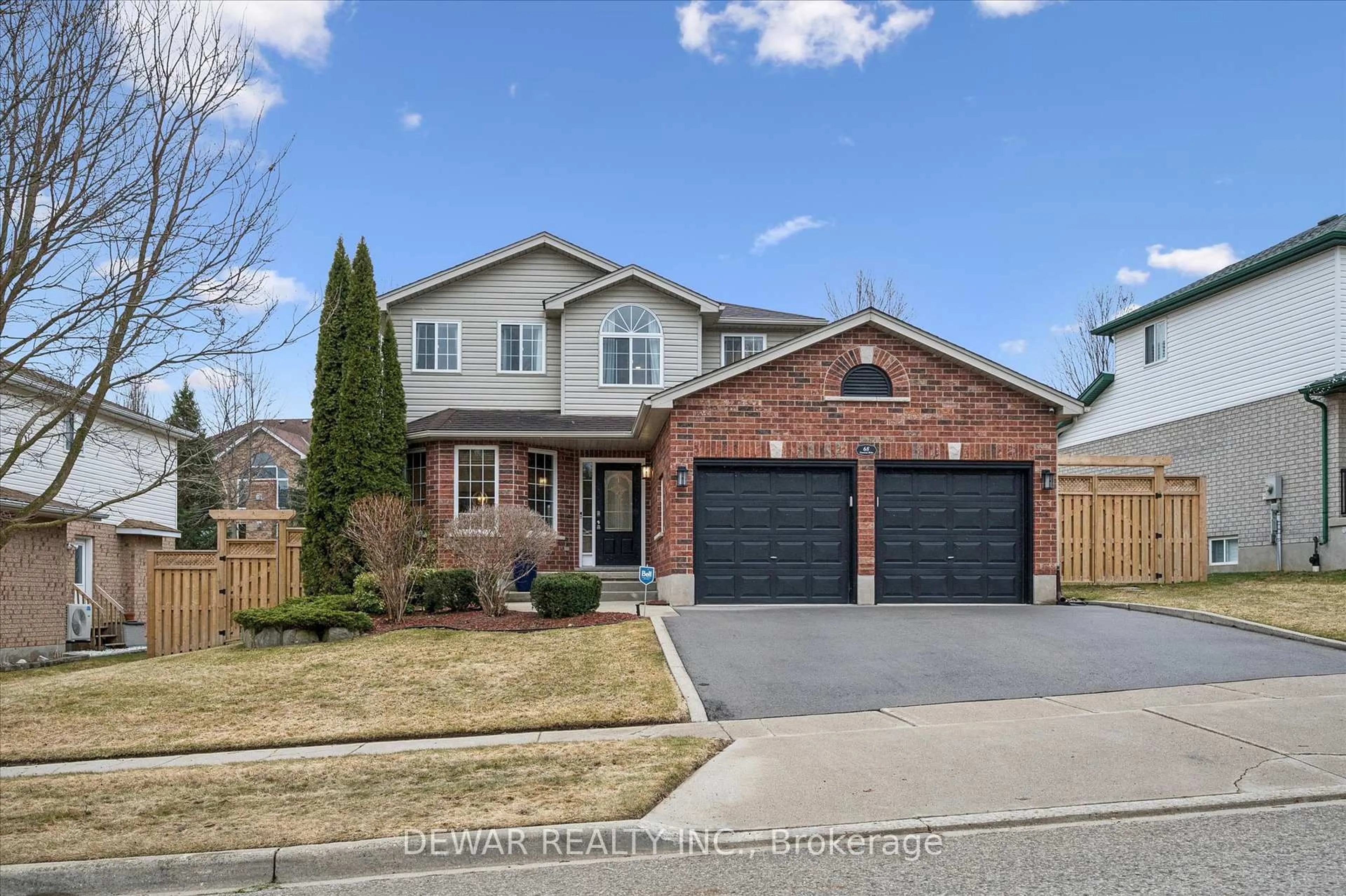 Home with brick exterior material, street for 68 Newman Dr, Cambridge Ontario N1S 5A8