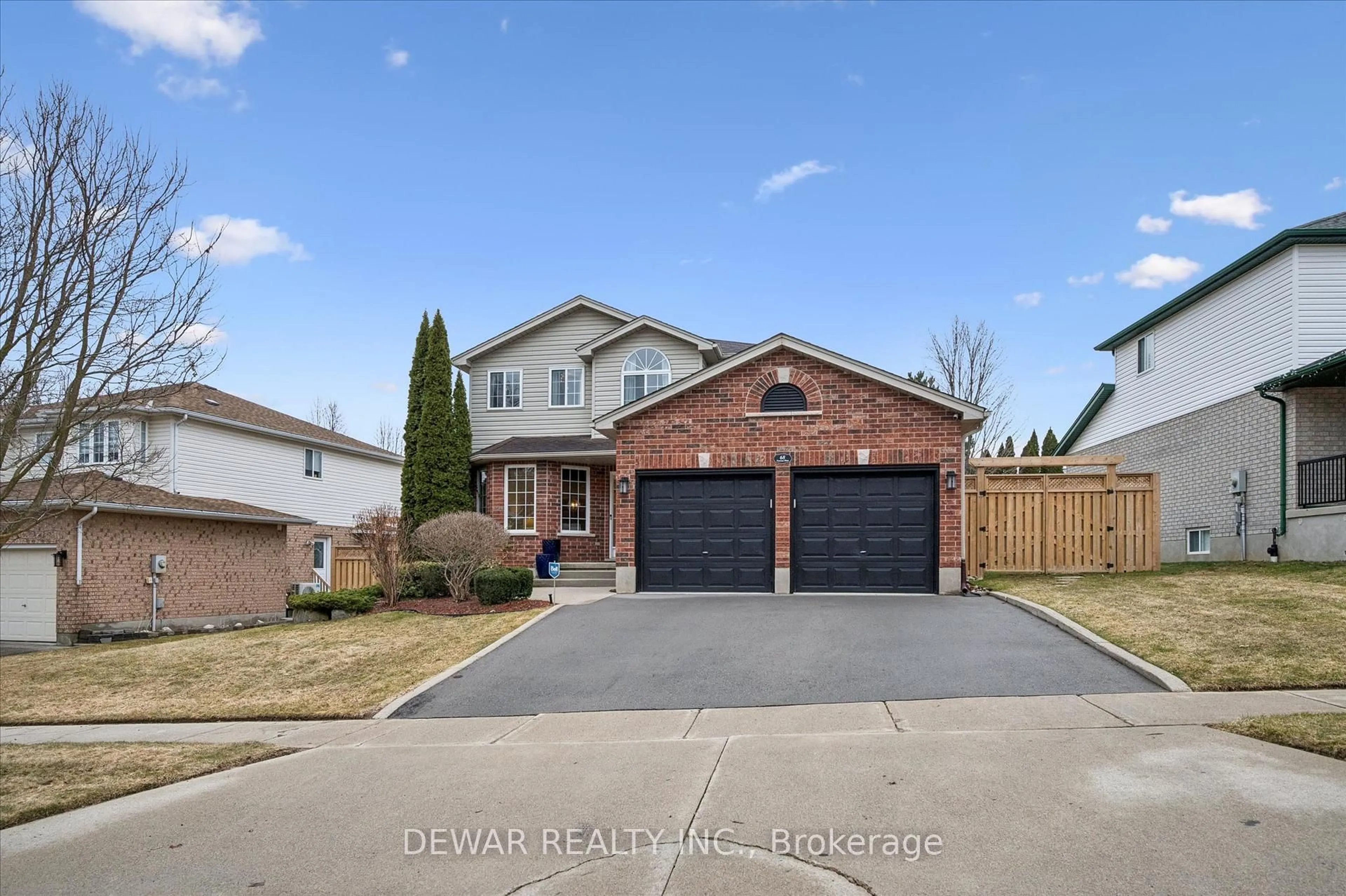 Home with brick exterior material, street for 68 Newman Dr, Cambridge Ontario N1S 5A8