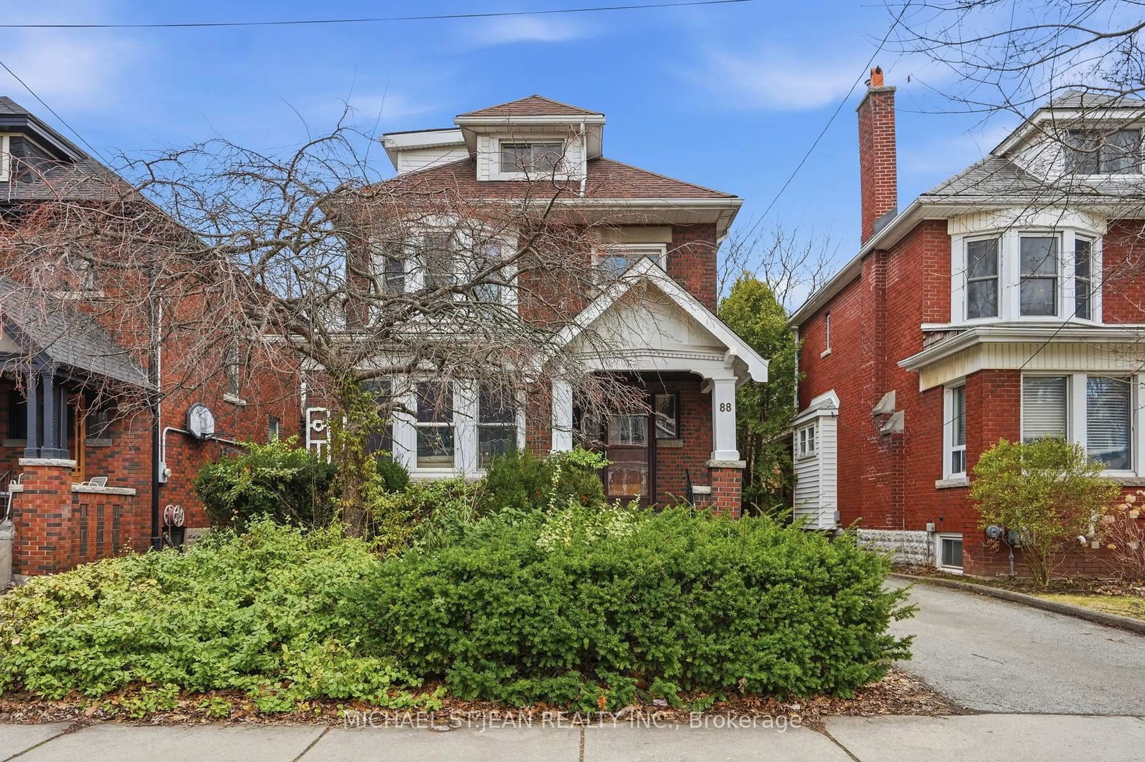 Home with brick exterior material, street for 88 Cline Ave, Hamilton Ontario L8S 3Z6