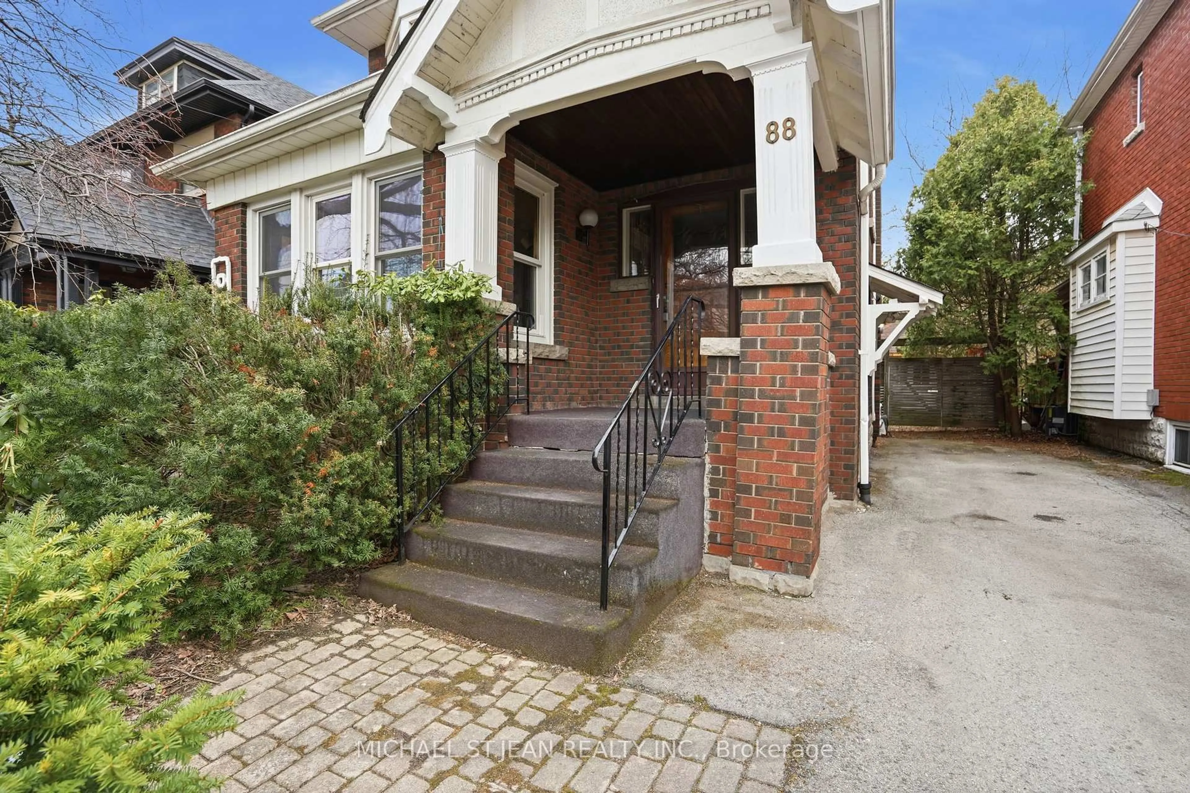 Home with brick exterior material, street for 88 Cline Ave, Hamilton Ontario L8S 3Z6