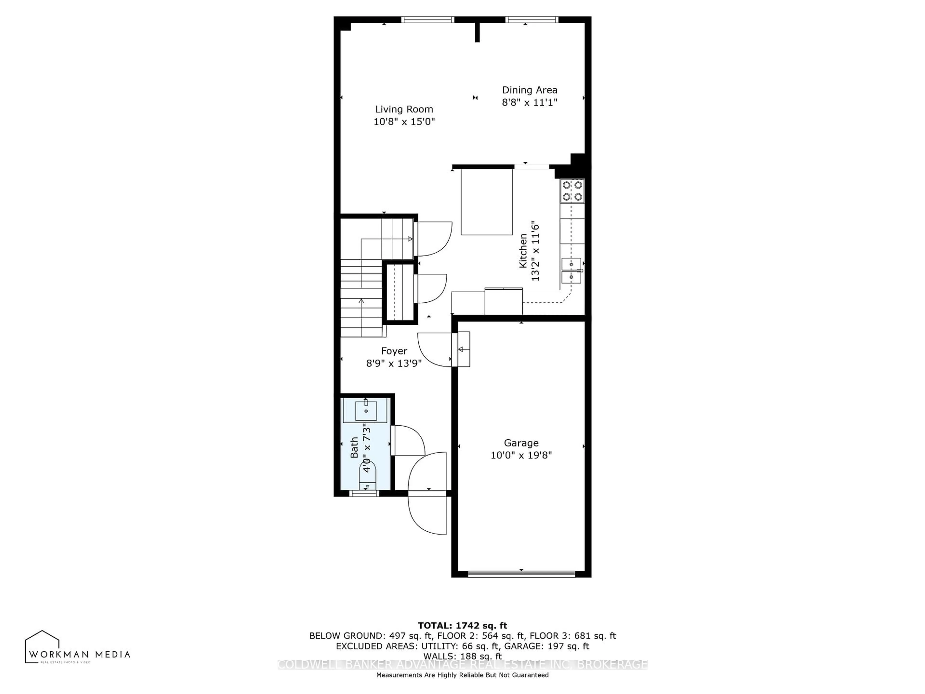 Floor plan for 125 Woodlawn Rd #23, Welland Ontario L3C 7B5