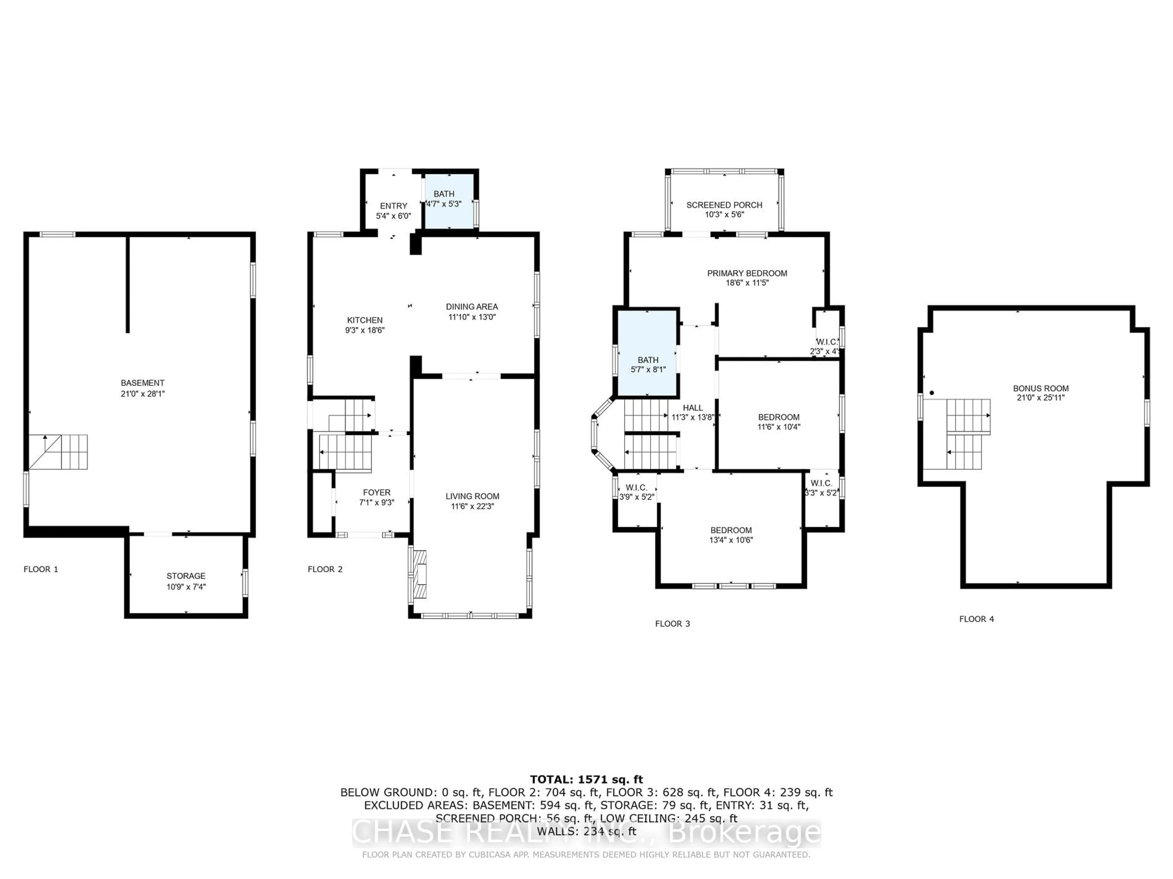 Floor plan for 63 Carrick Ave, Hamilton Ontario L8M 2W4