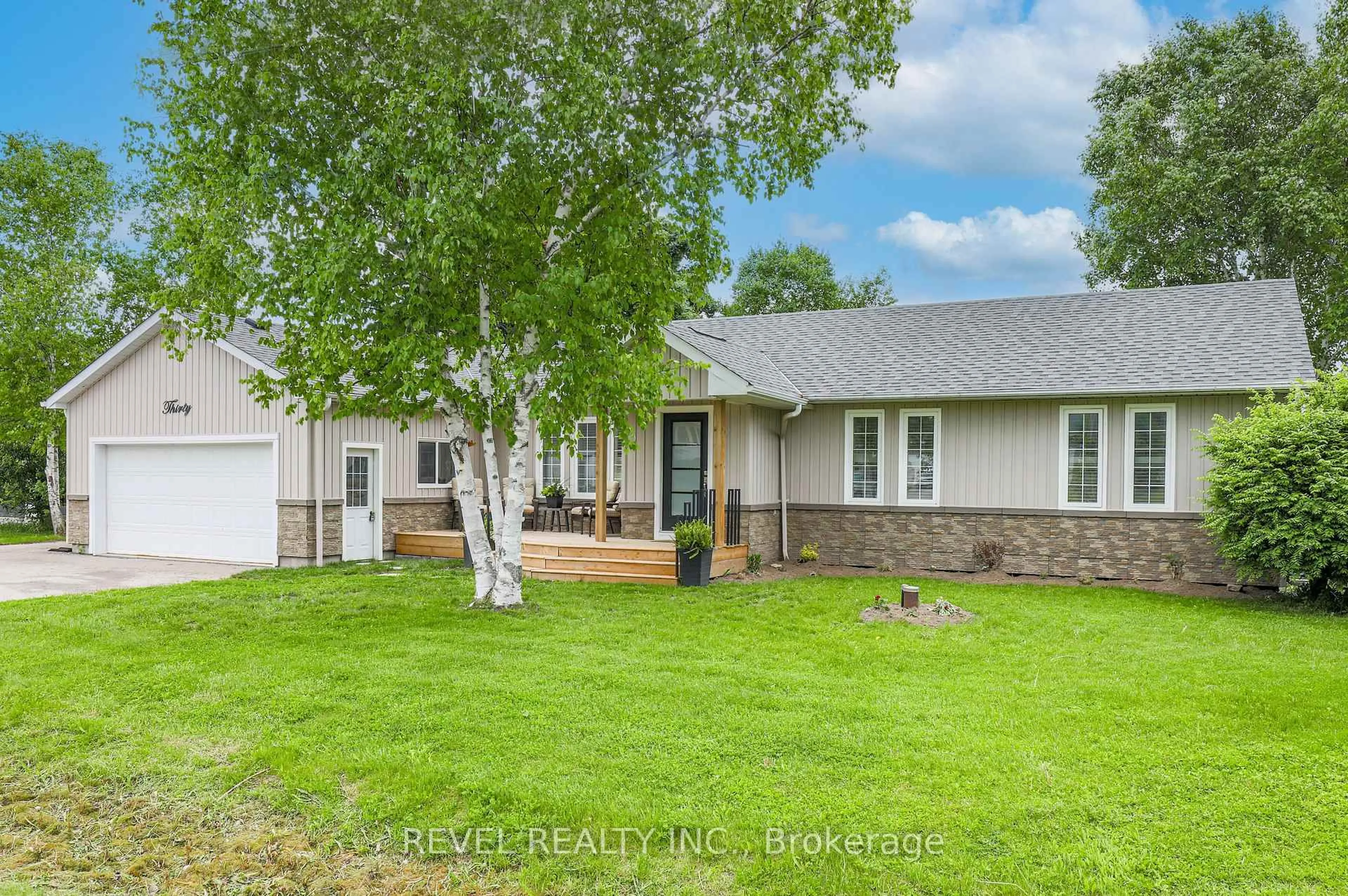 Home with vinyl exterior material, street for 30 O'Reilly Lane, Kawartha Lakes Ontario K0M 2C0