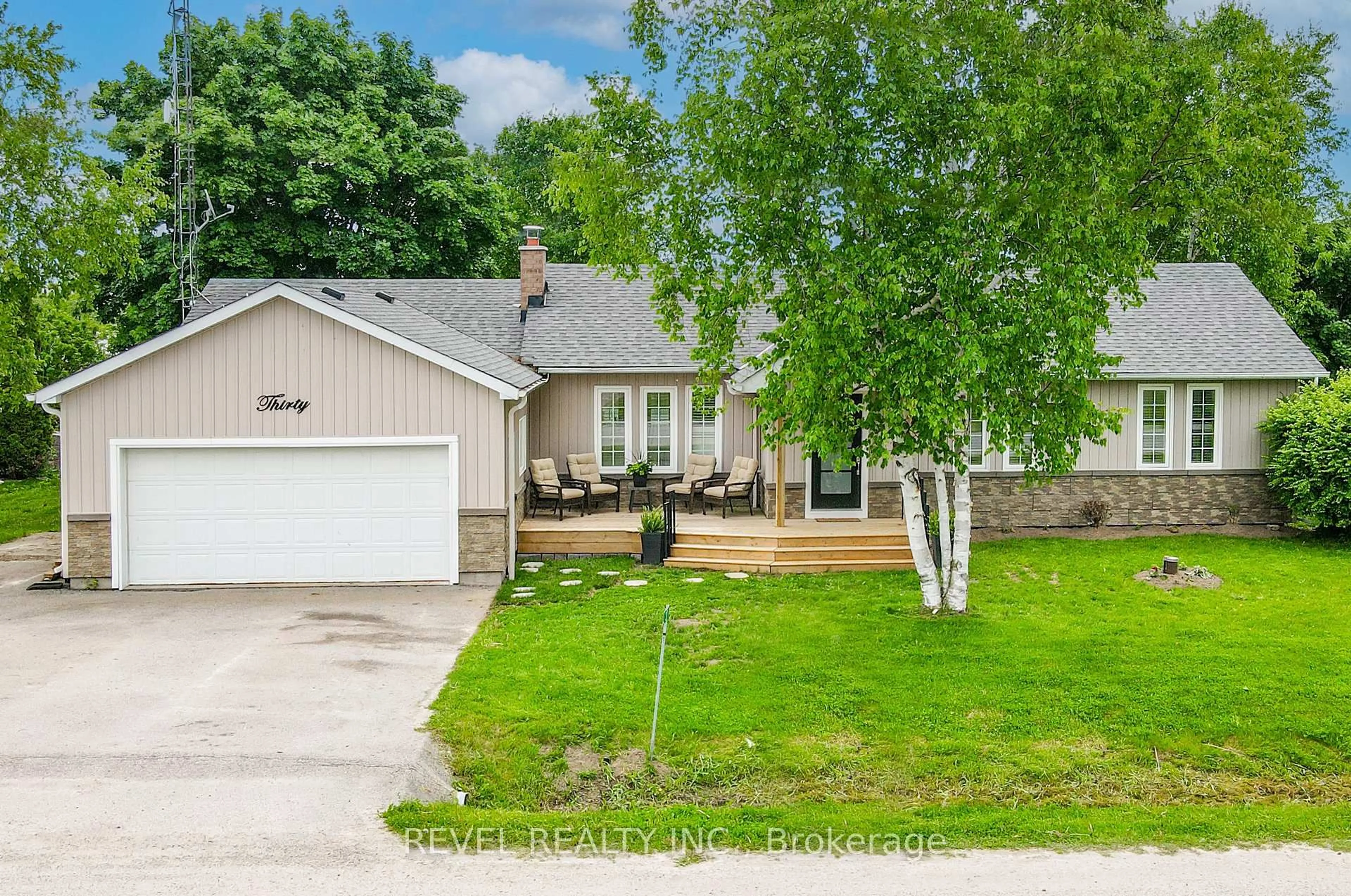 A pic from outside/outdoor area/front of a property/back of a property/a pic from drone, street for 30 O'Reilly Lane, Kawartha Lakes Ontario K0M 2C0