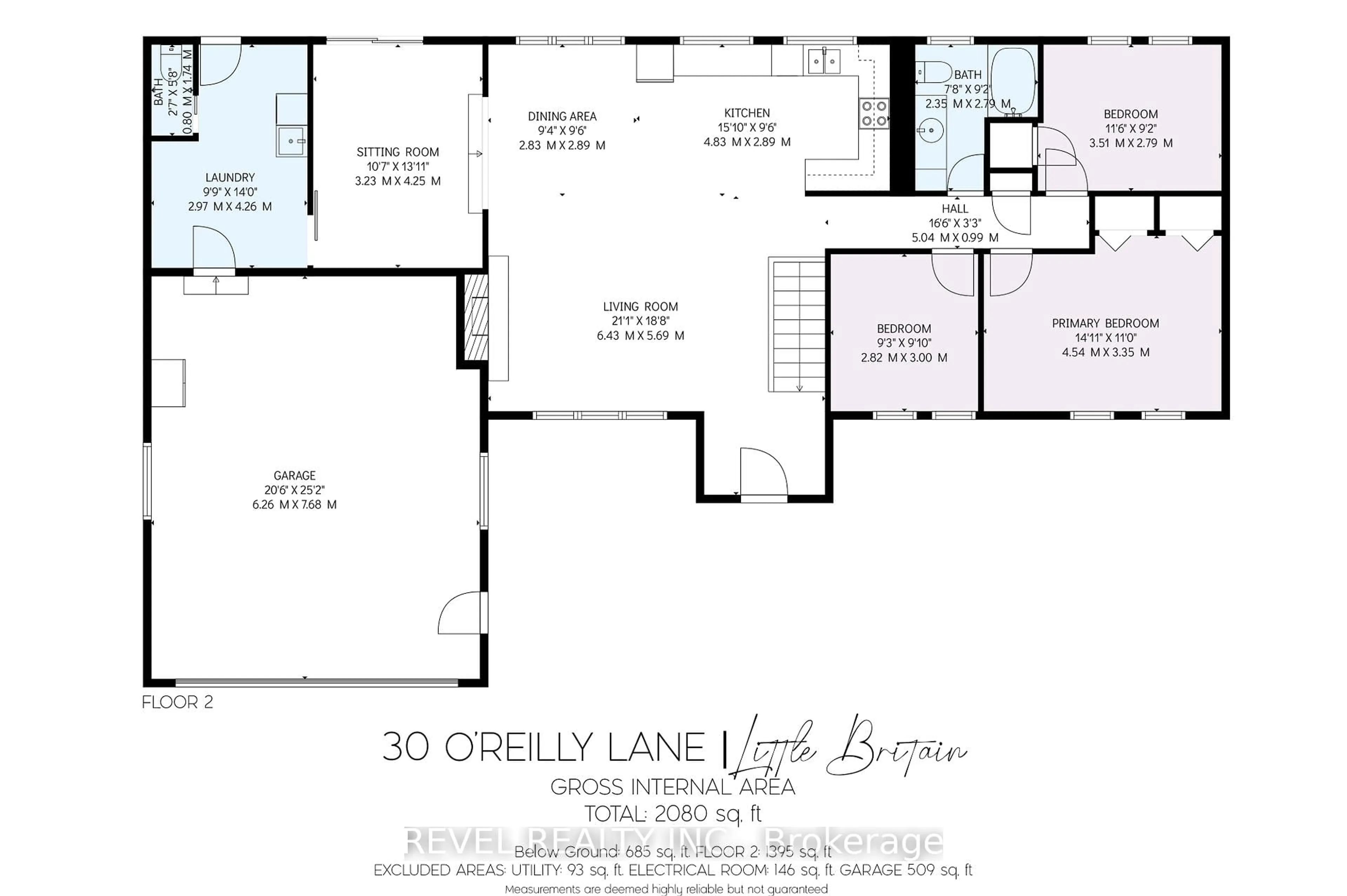 Floor plan for 30 O'Reilly Lane, Kawartha Lakes Ontario K0M 2C0