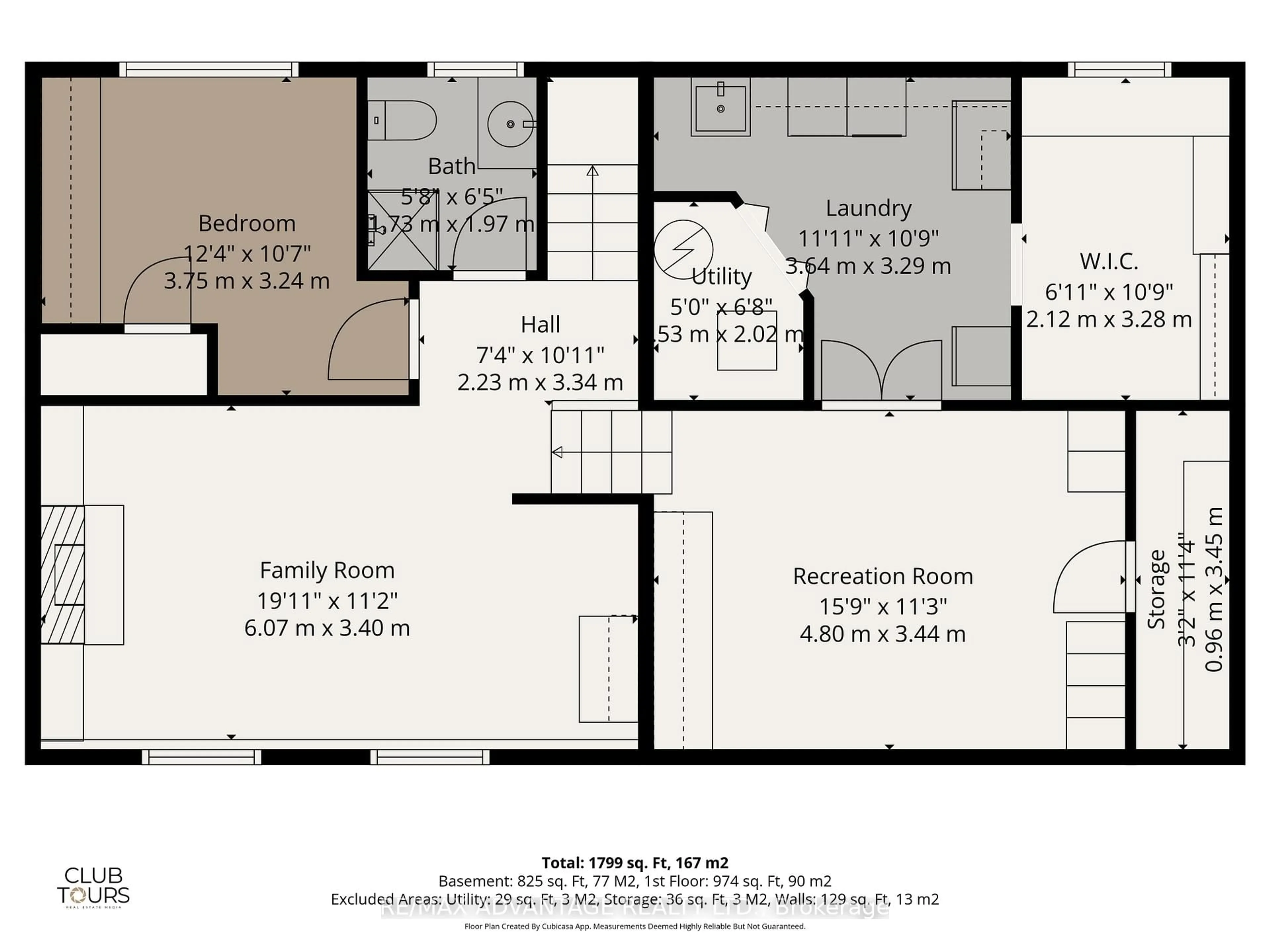 Floor plan for 96 Rollscourt Pl, London North Ontario N6G 1M2