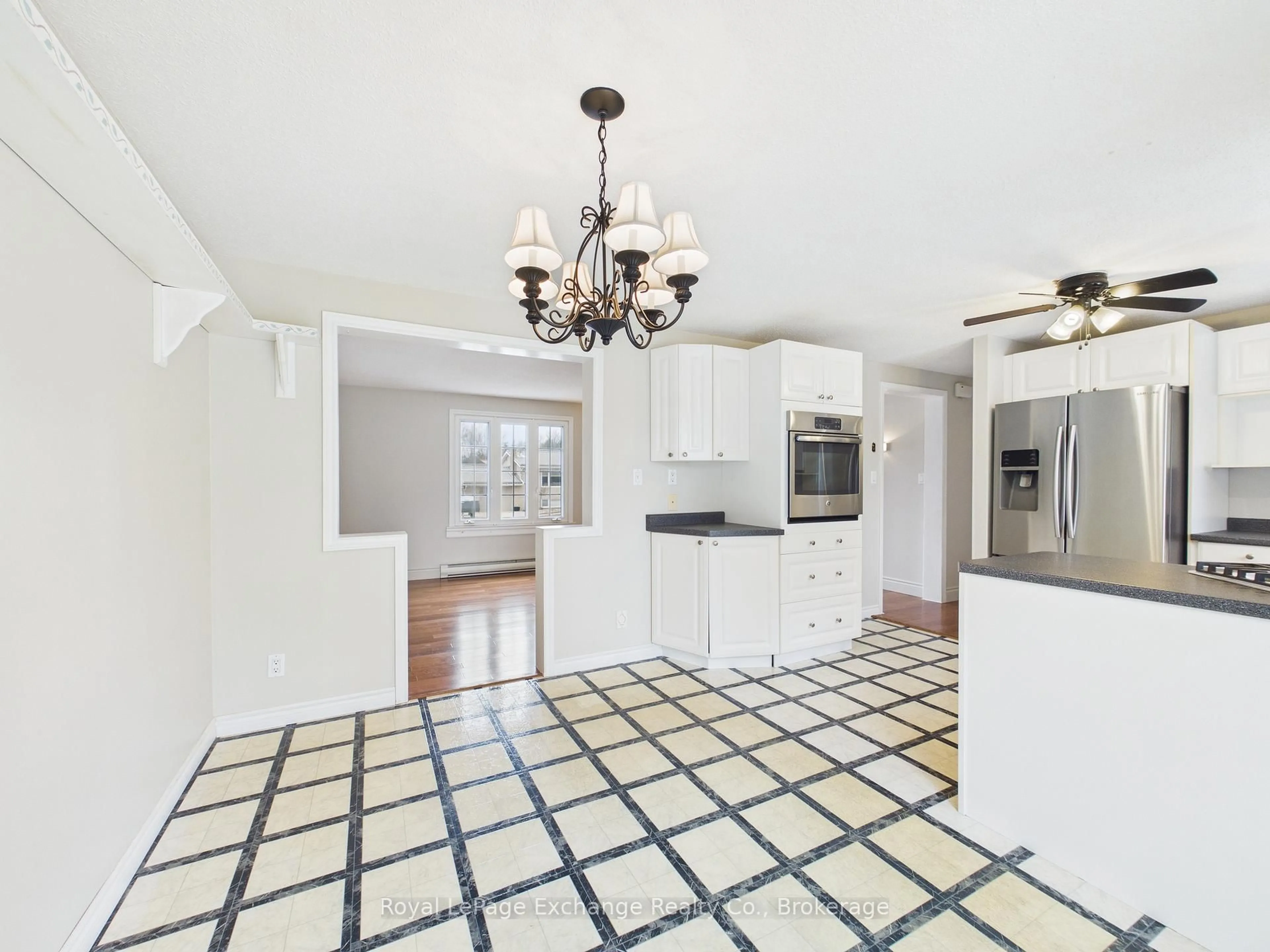 Open concept kitchen, ceramic/tile floor for 24 Inverness St, Kincardine Ontario N2Z 1J4