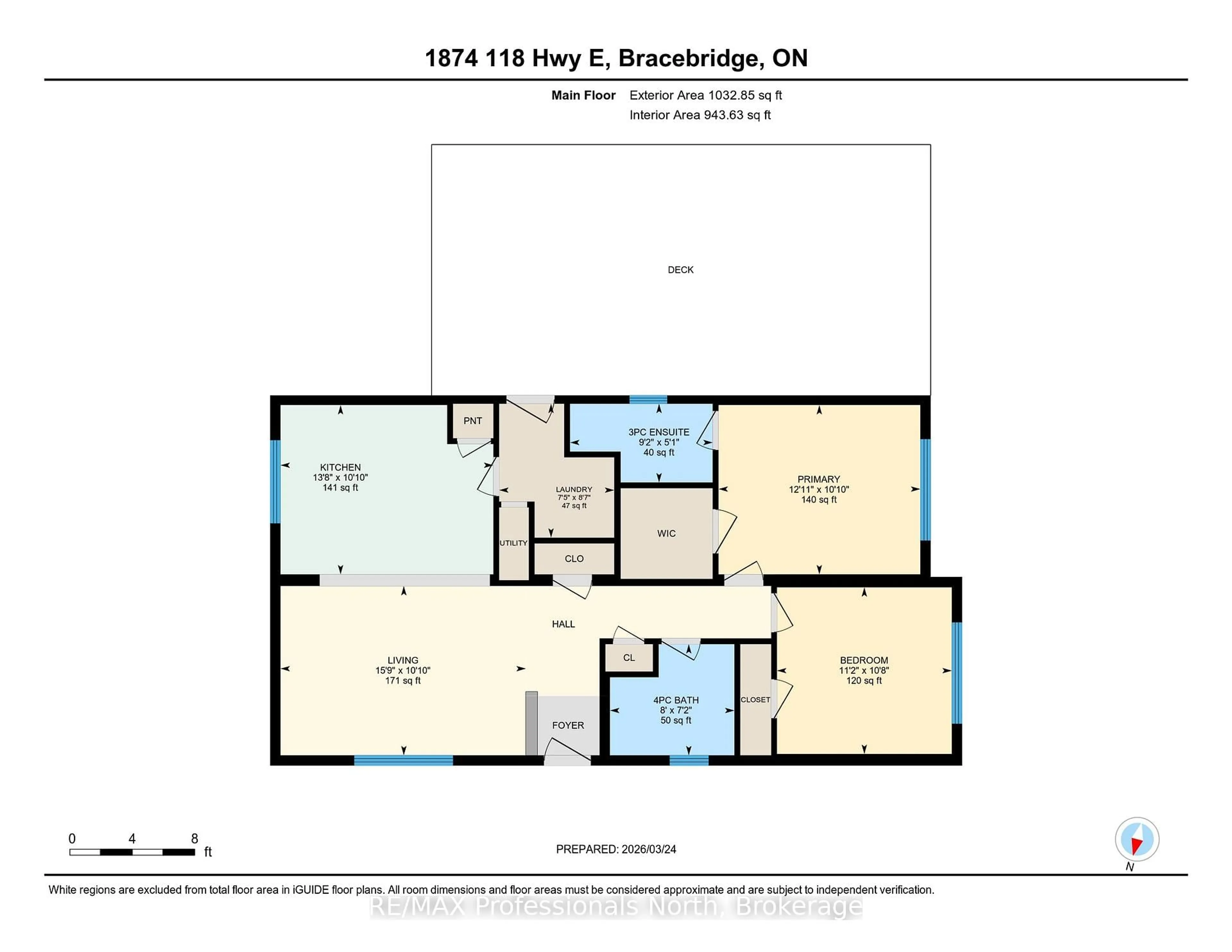 Floor plan for 1874 Highway 118, Bracebridge Ontario P1L 1X1