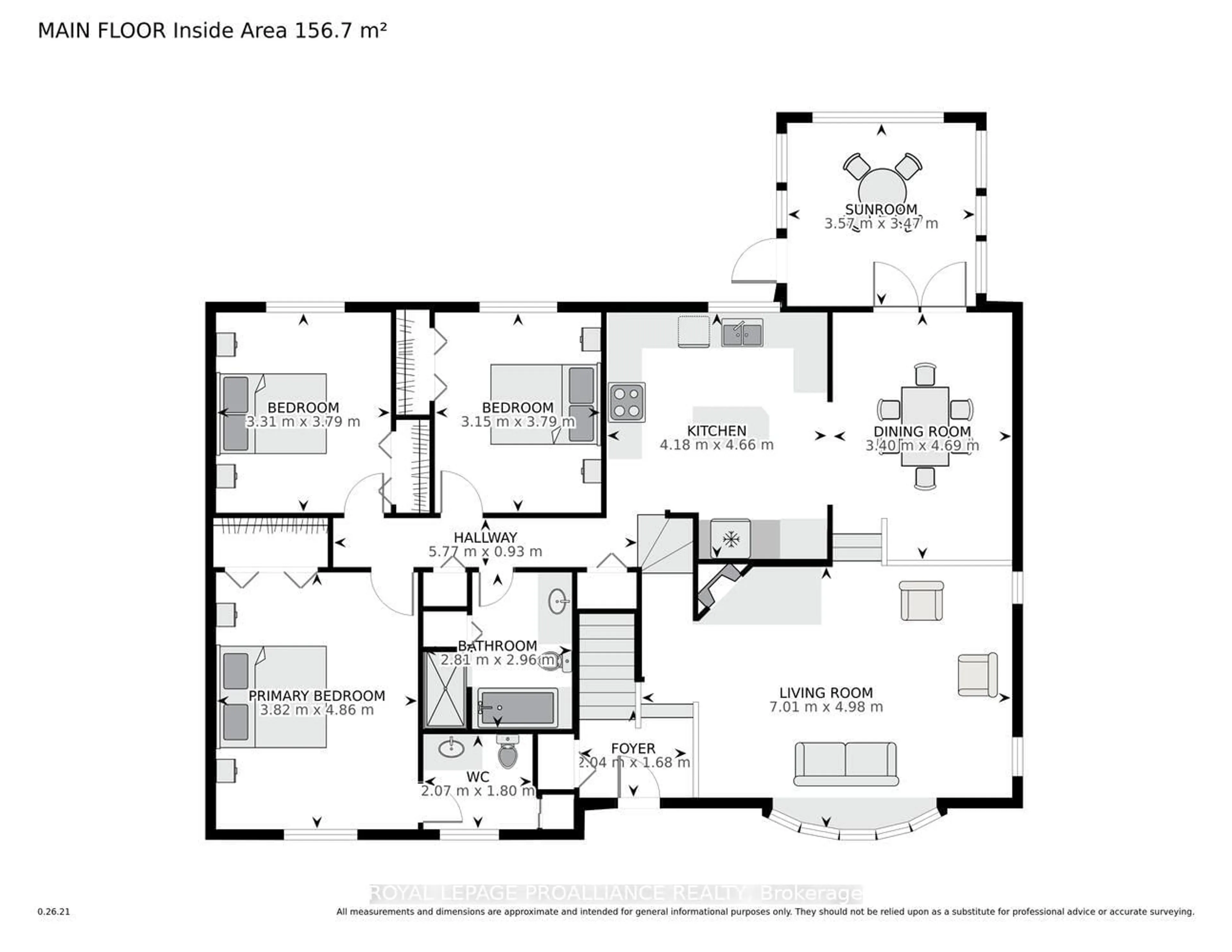 Floor plan for 2597 North Campbell Rd, Augusta Ontario K0E 1T0
