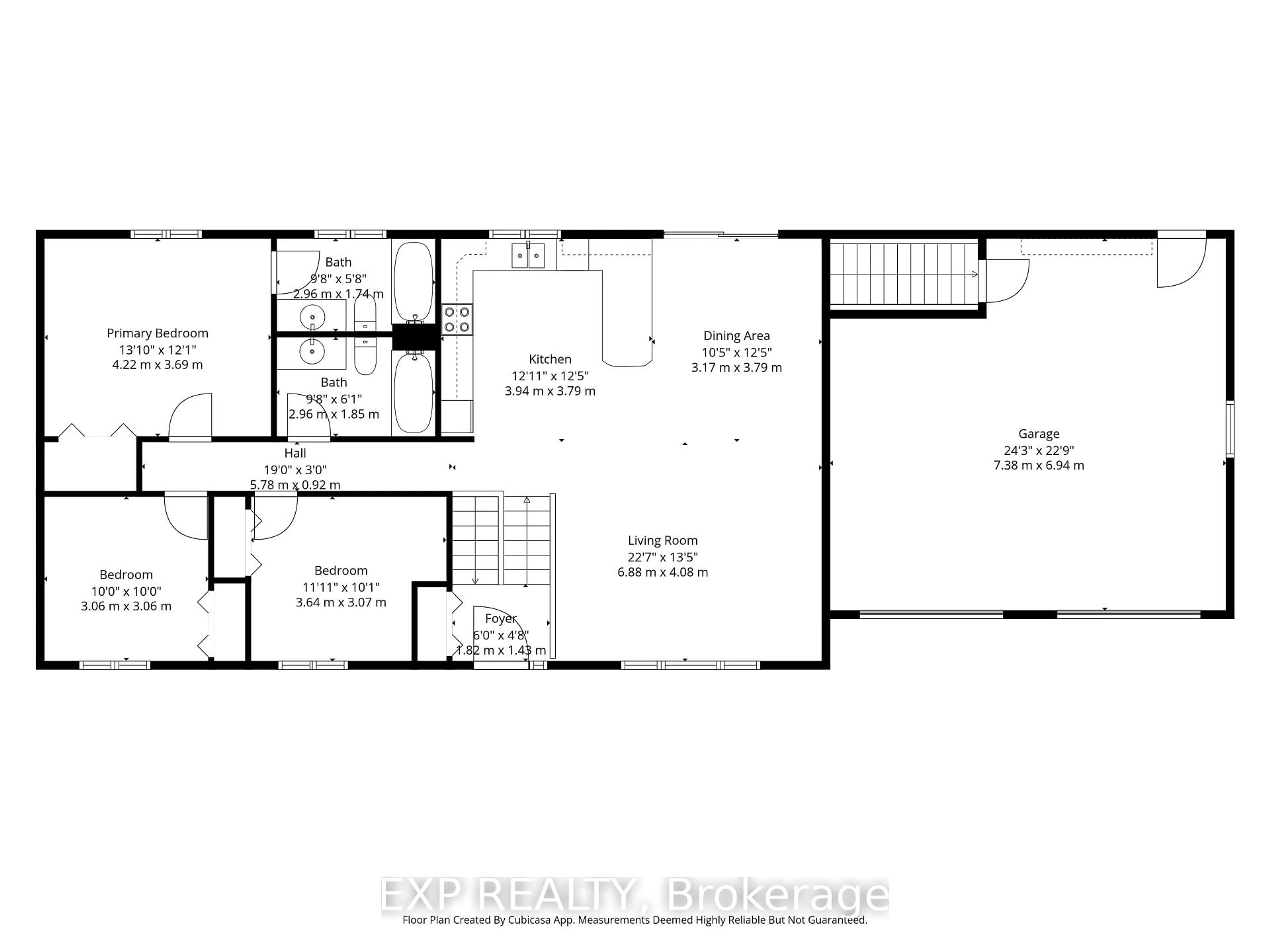 Floor plan for 10610 Maple St, North Dundas Ontario K0E 1W0