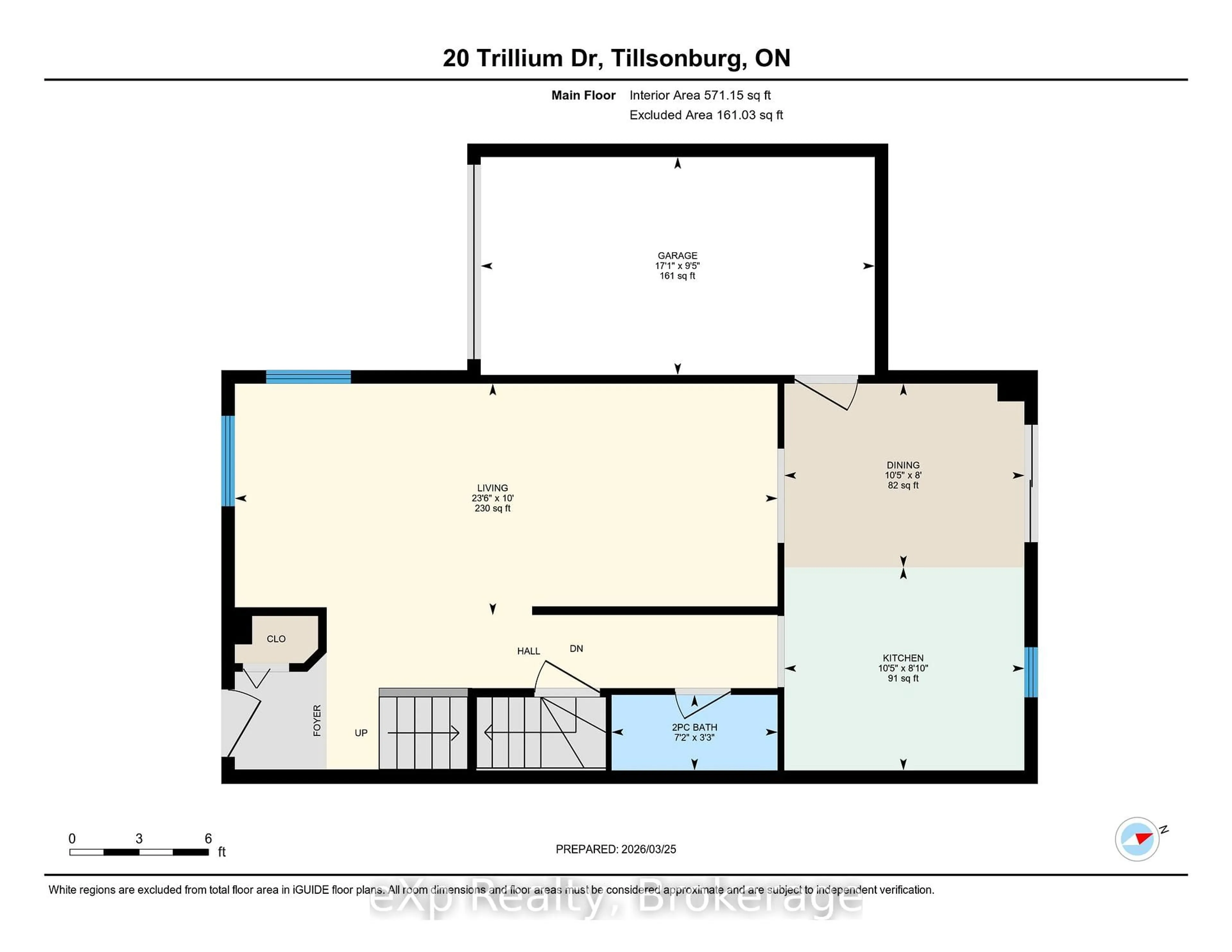 Floor plan for 20 Trillium Dr, Tillsonburg Ontario N4G 5T9