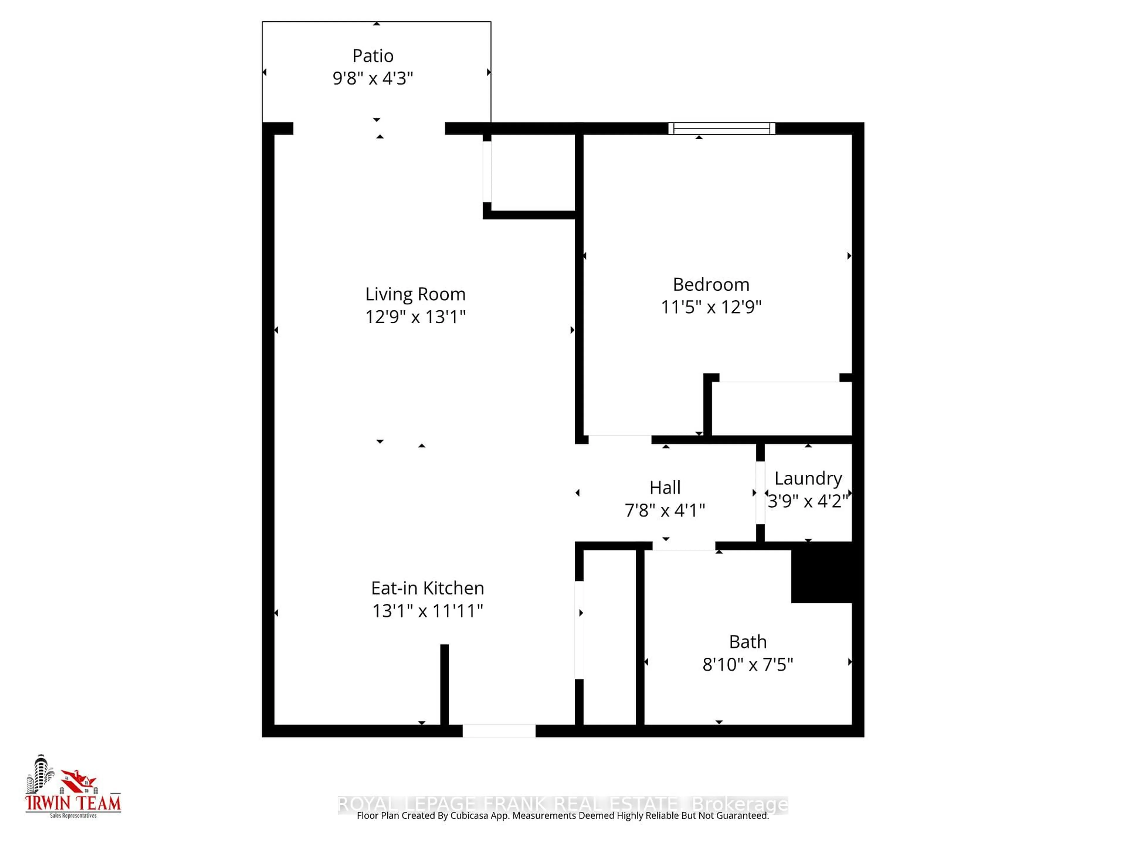 Floor plan for 25 King St #103, Kawartha Lakes Ontario K9V 1C7