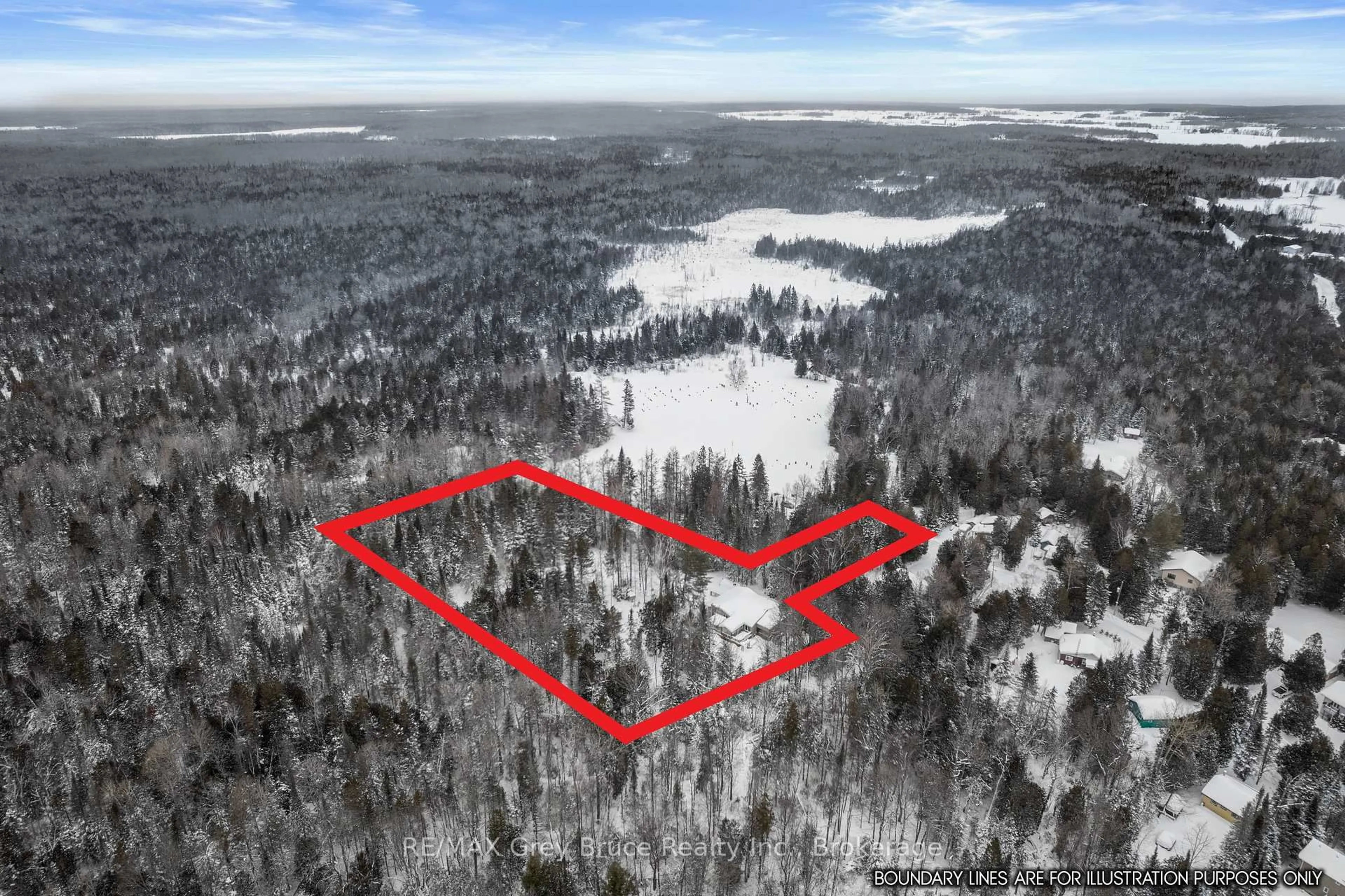 A pic from outside/outdoor area/front of a property/back of a property/a pic from drone, water/lake/river/ocean view for 33 WOODSTOCK Ave, Northern Bruce Peninsula Ontario N0H 2M0
