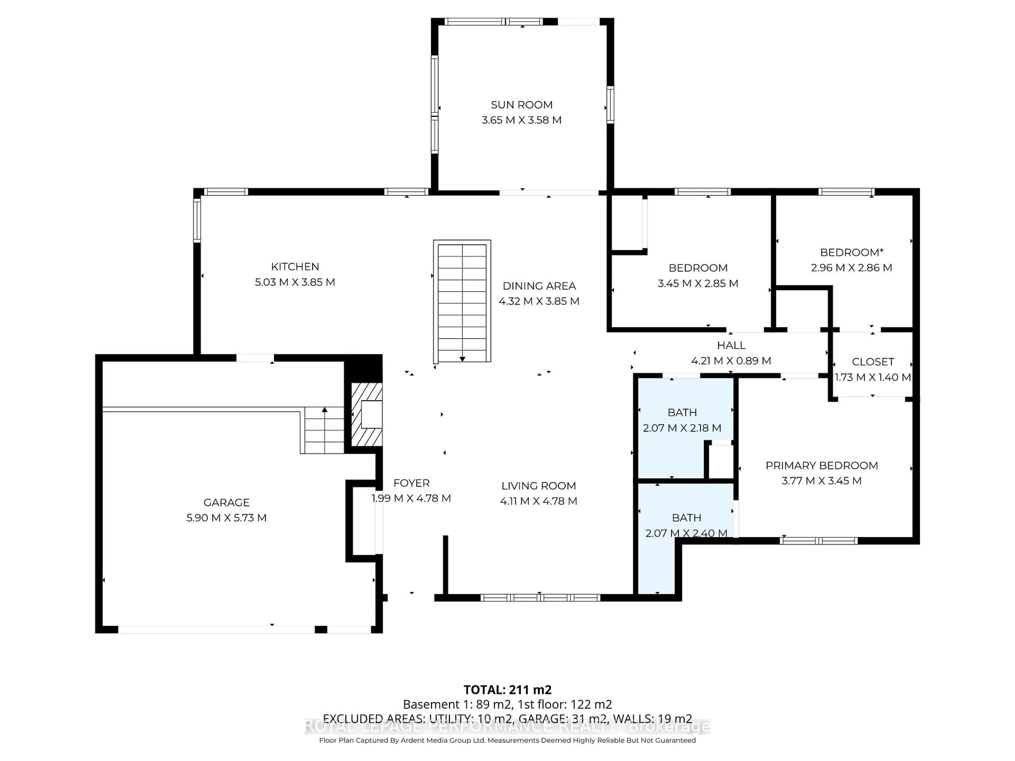 Floor plan for 19644 Marcoux Rd, North Glengarry Ontario K0C 1A0