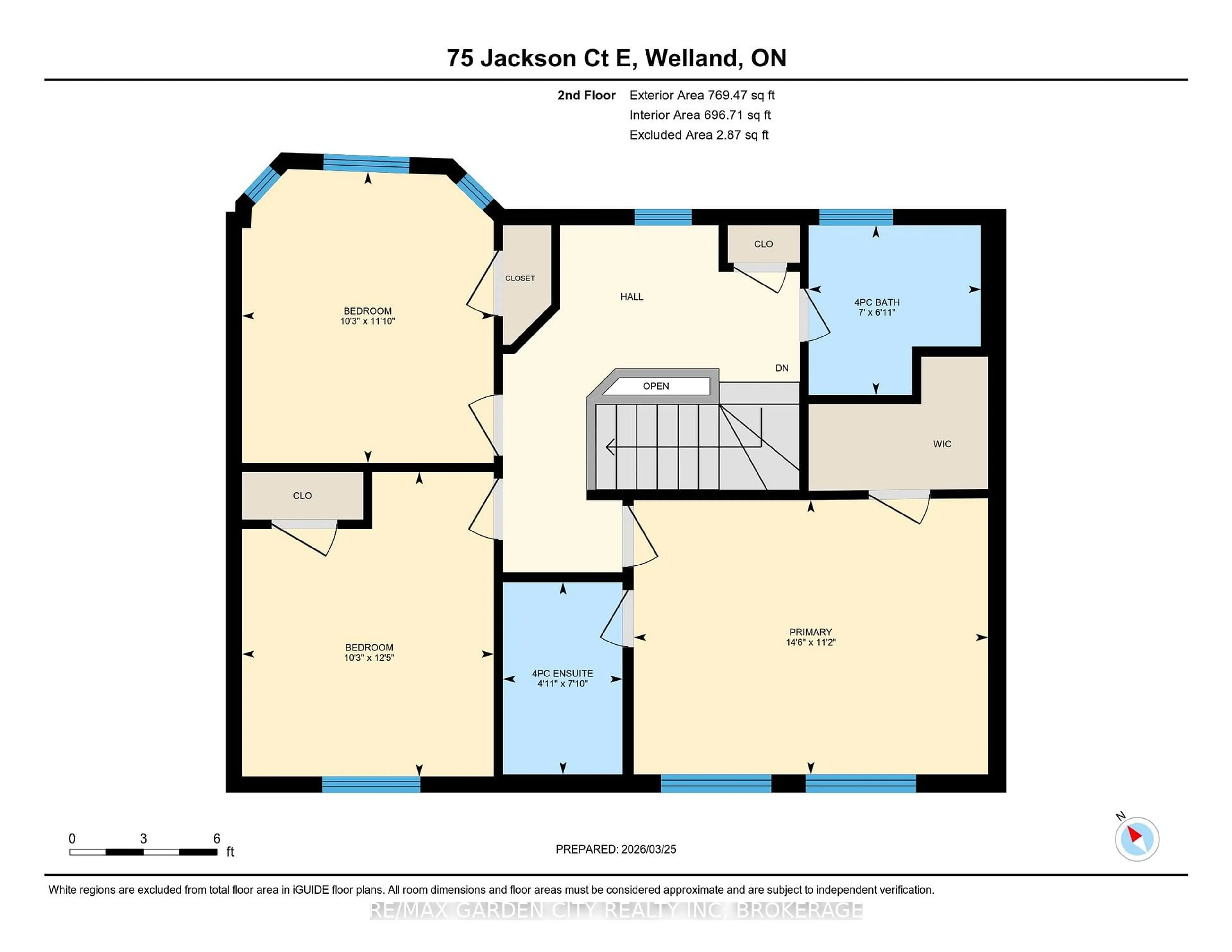 Floor plan for 75 Jackson Crt, Welland Ontario L3C 7G4