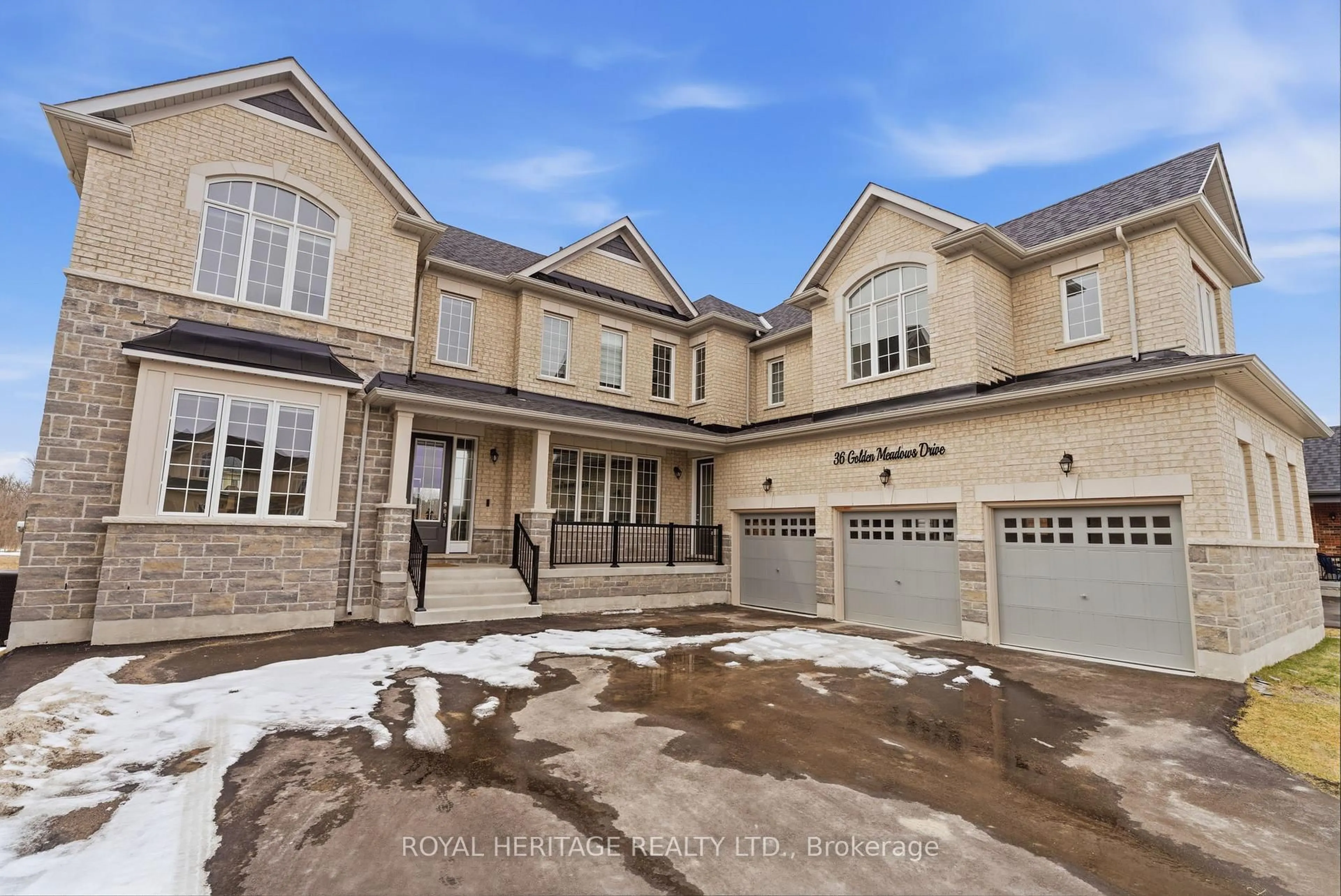 Home with brick exterior material, street for 36 Golden Meadows Dr, Otonabee-South Monaghan Ontario K9J 0K6