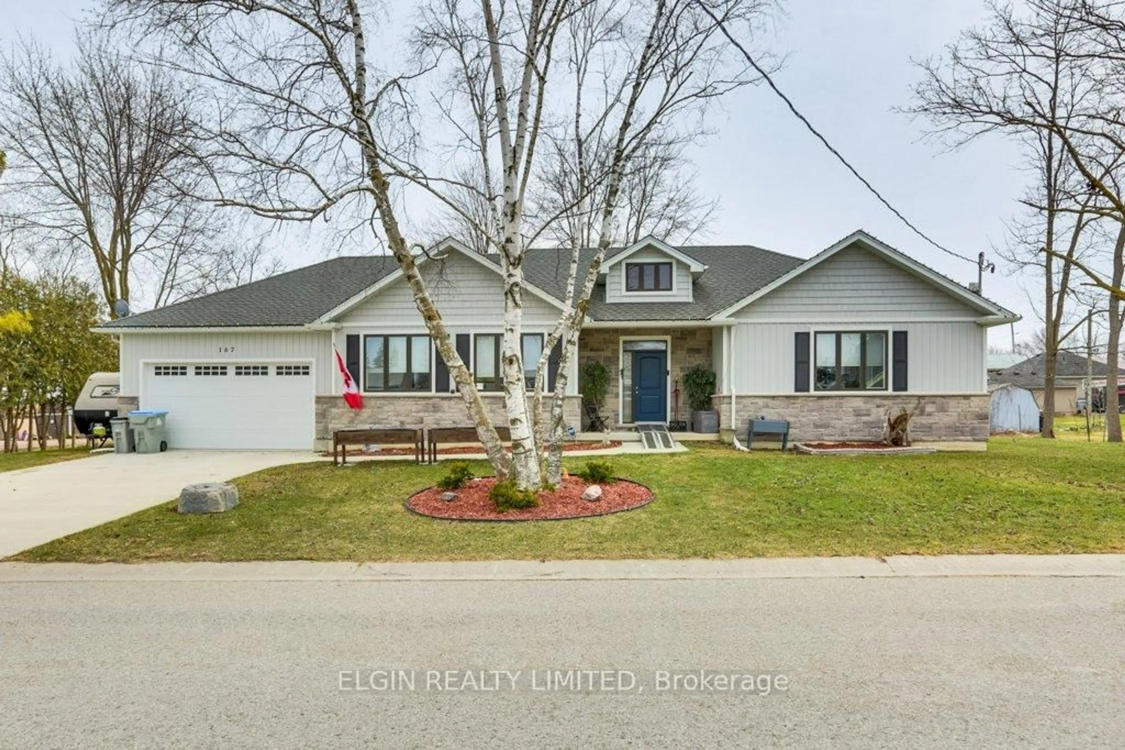 Home with brick exterior material, street for 167 Elgin St, South Huron Ontario N0M 1K0