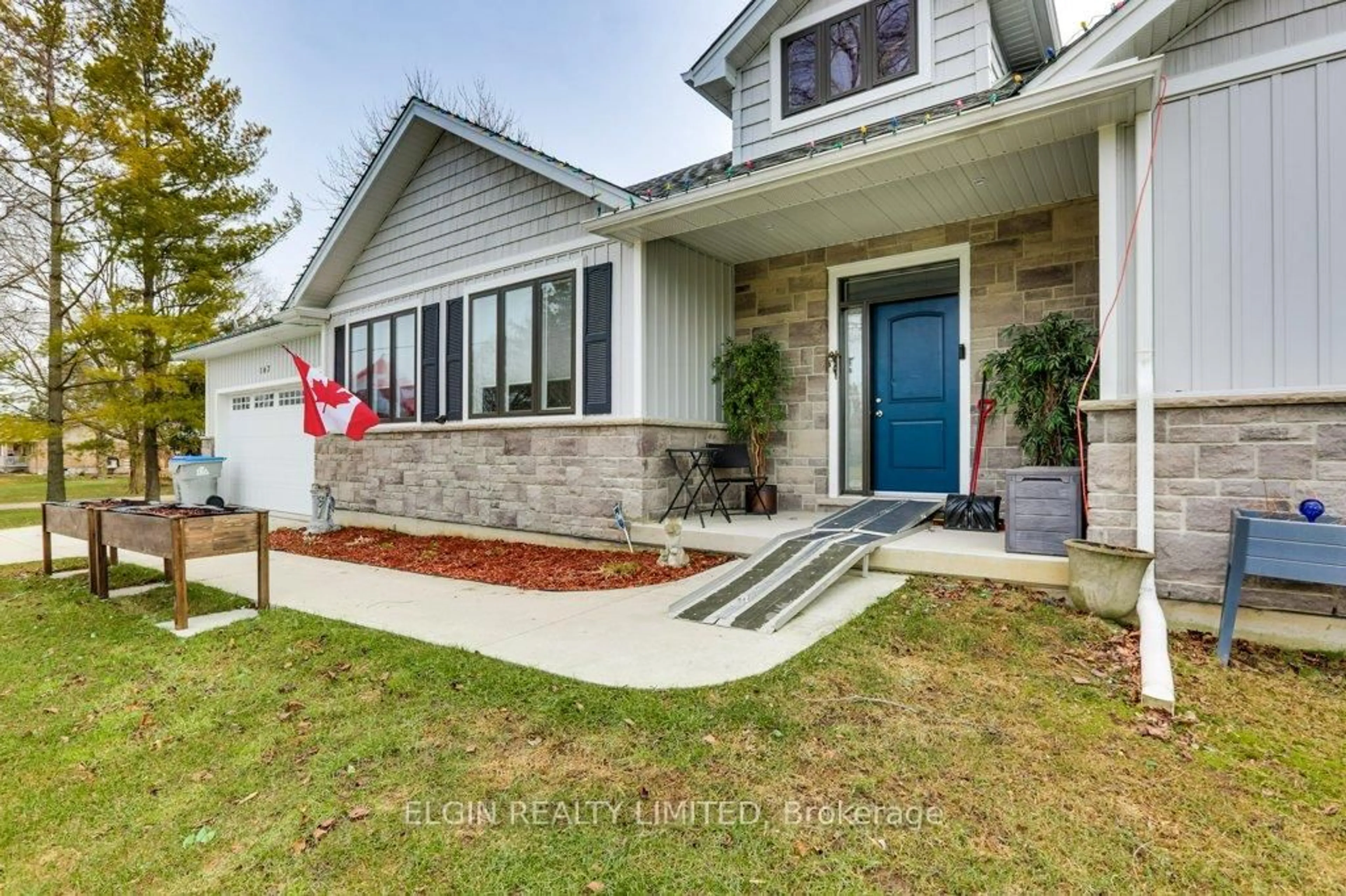 Home with brick exterior material, street for 167 Elgin St, South Huron Ontario N0M 1K0