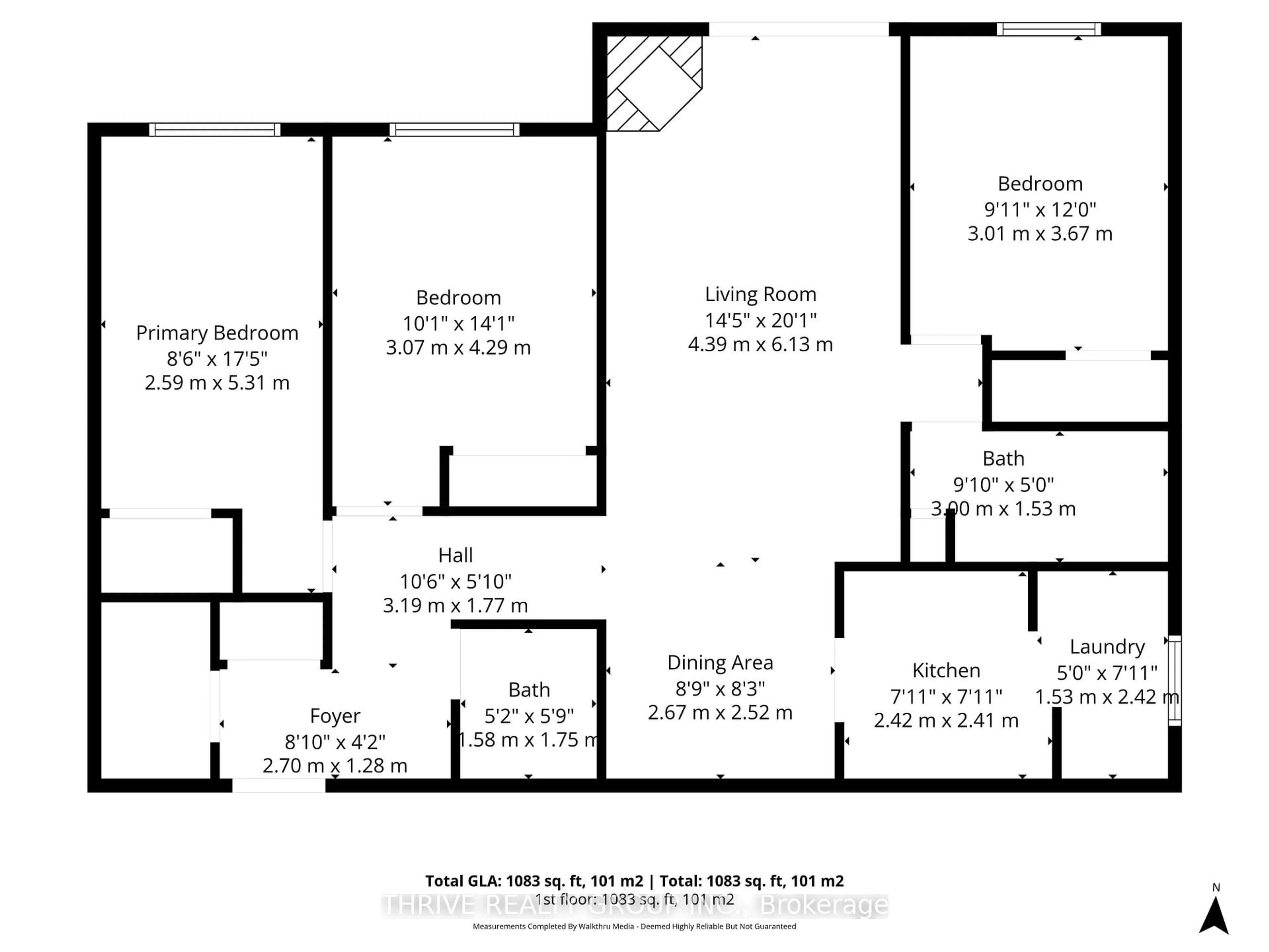 Floor plan for 1096 Jalna Blvd #17, London South Ontario N6E 3B8