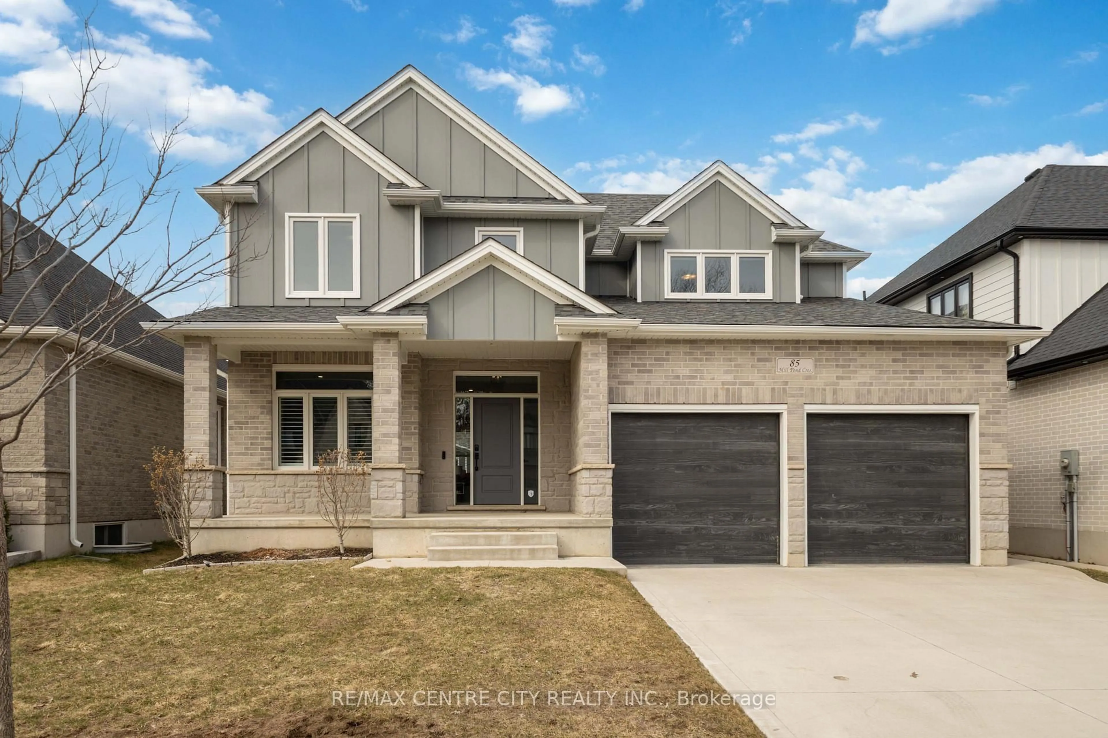 Home with brick exterior material, street for 85 Mill Pond Cres, Thames Centre Ontario N0L 1G2