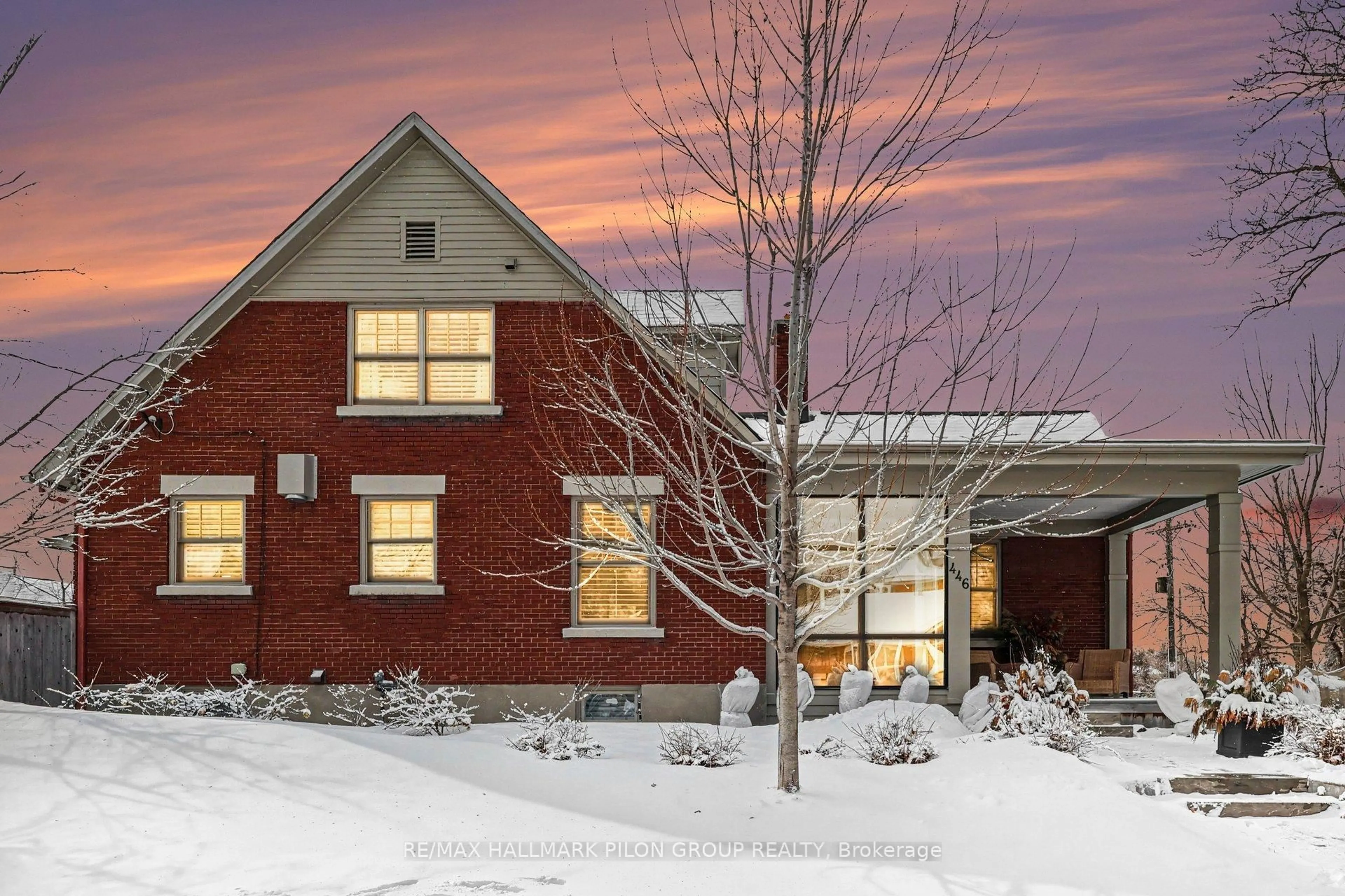 Home with brick exterior material, street for 446 Highland Ave, Ottawa Ontario K2A 2J6
