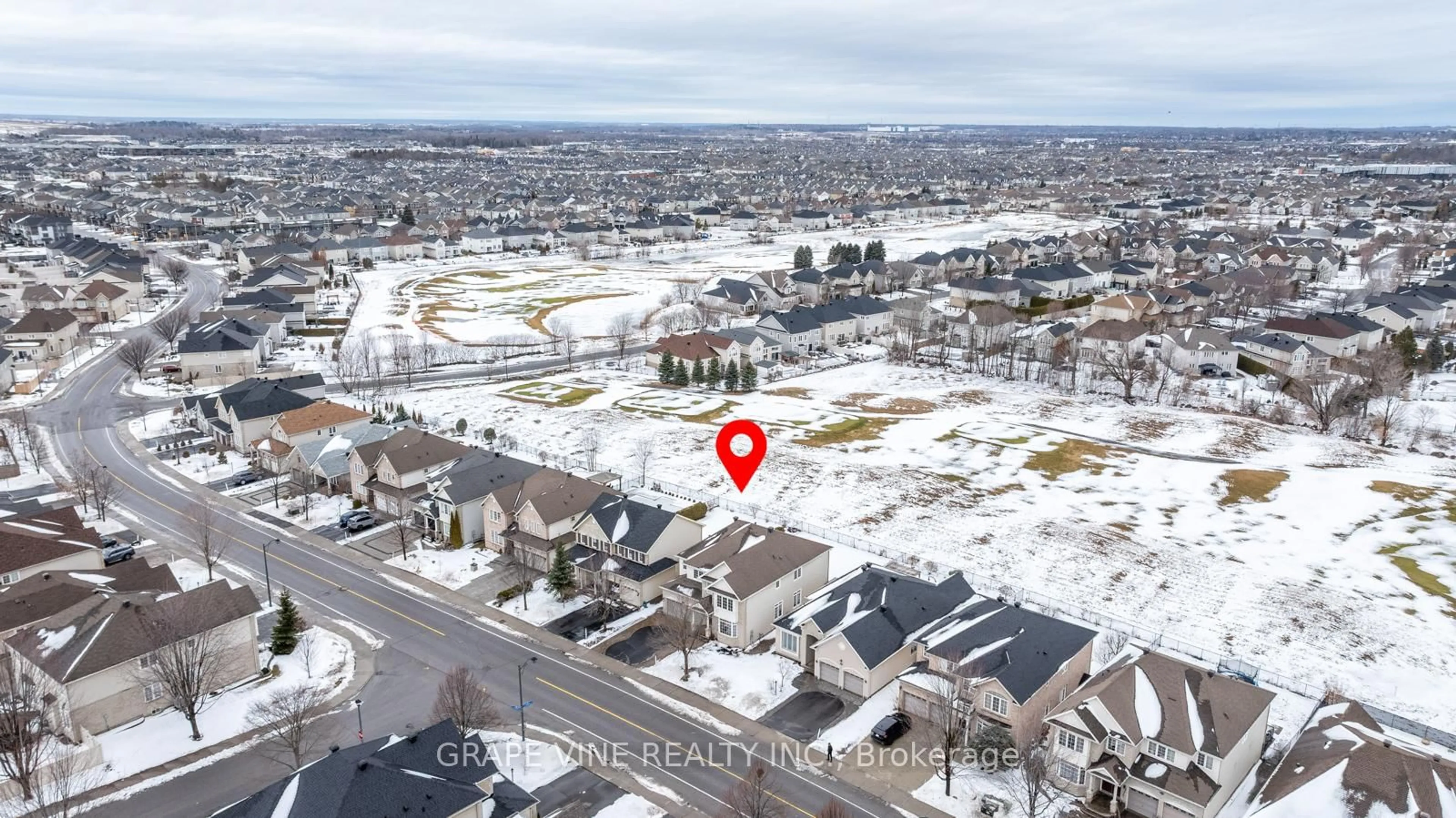 A pic from outside/outdoor area/front of a property/back of a property/a pic from drone, street for 788 Kilbirnie Dr, Ottawa Ontario K2J 0M4