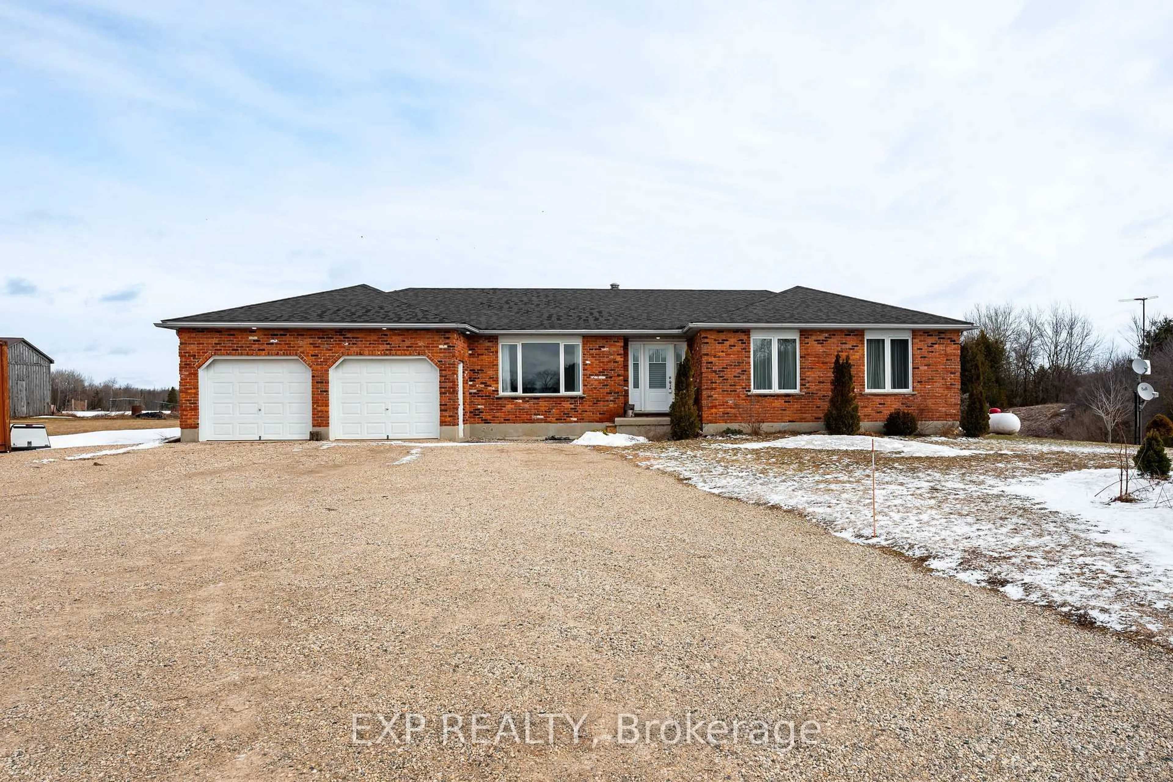 Home with brick exterior material, street for 43695 Southgate Road 4 Rd, Southgate Ontario N0G 2L0