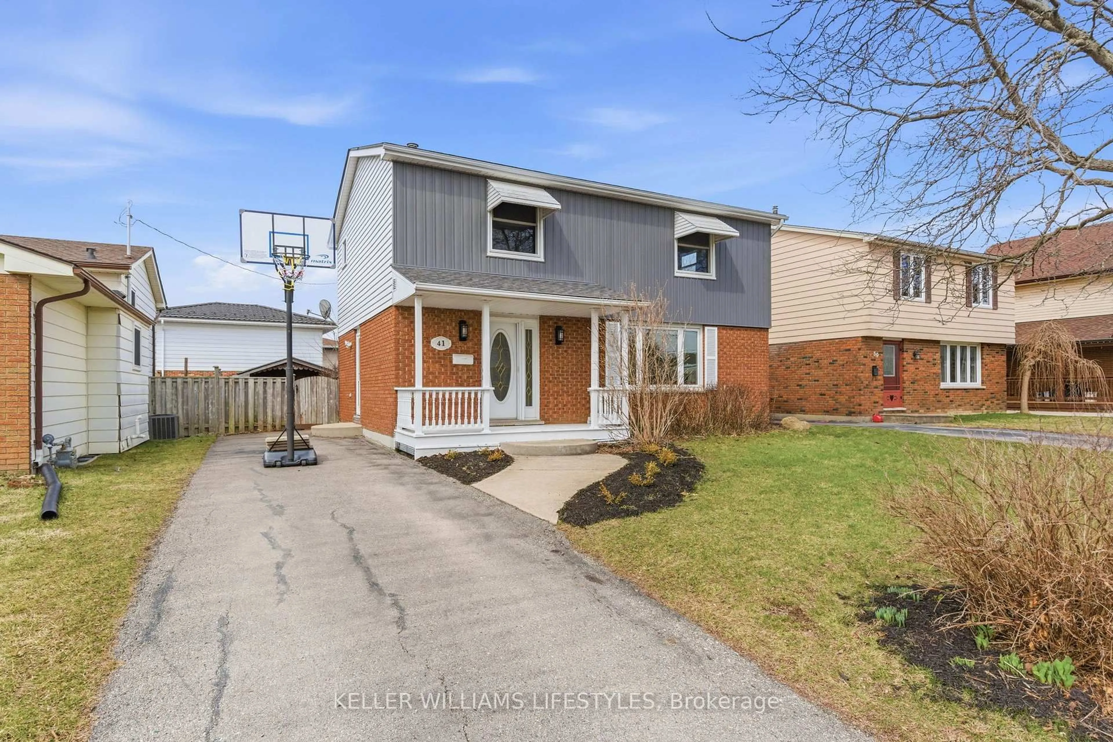 Home with brick exterior material, street for 41 Dyer St, St. Thomas Ontario N5R 5K2