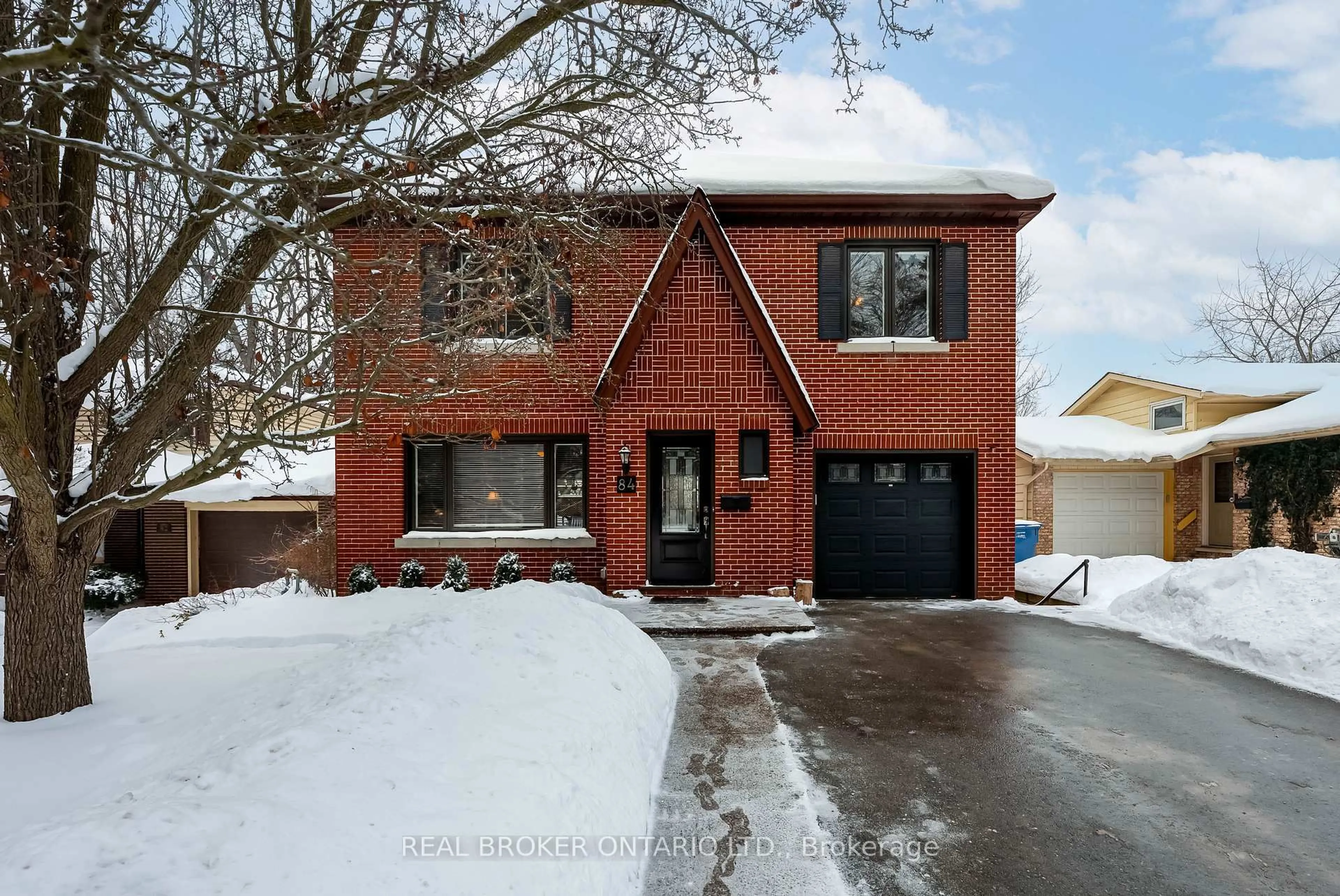 Home with brick exterior material, street for 84 Queen St, Guelph Ontario N1E 4R8