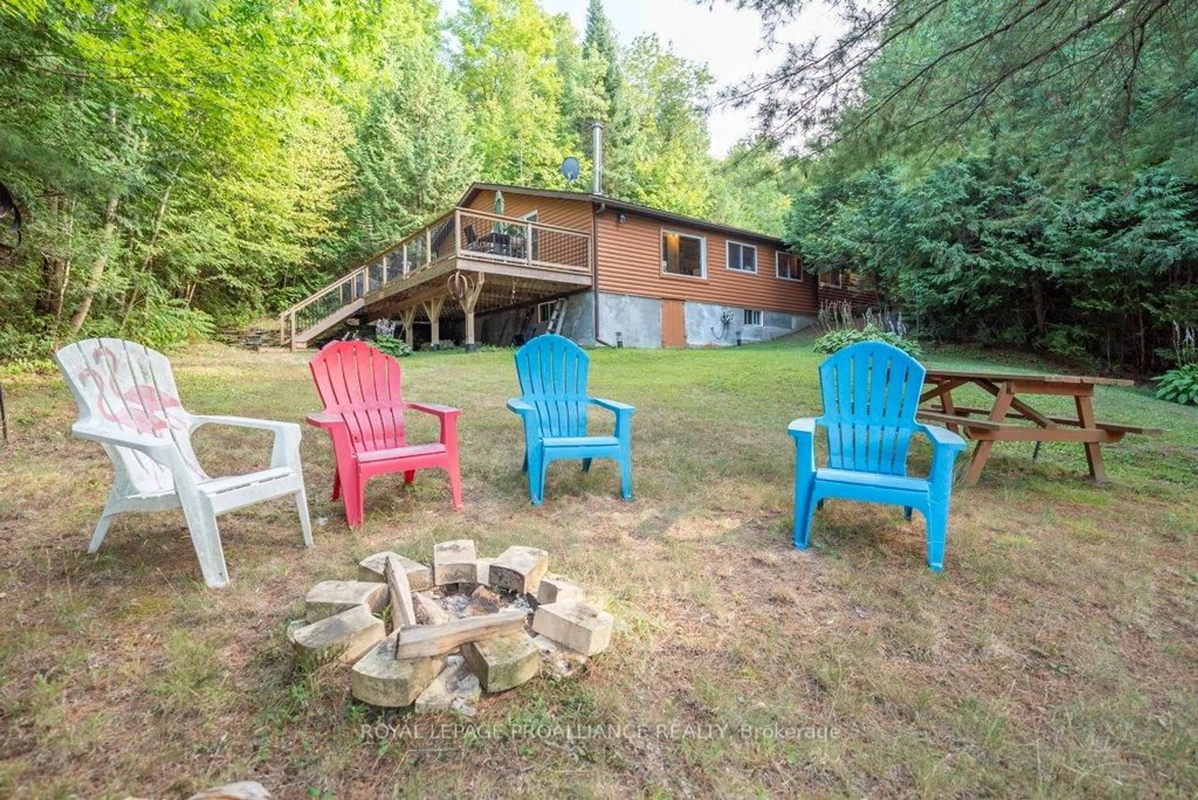 Patio, water/lake/river/ocean view for 4325A Road 506, Cloyne Ontario K0H 1K0
