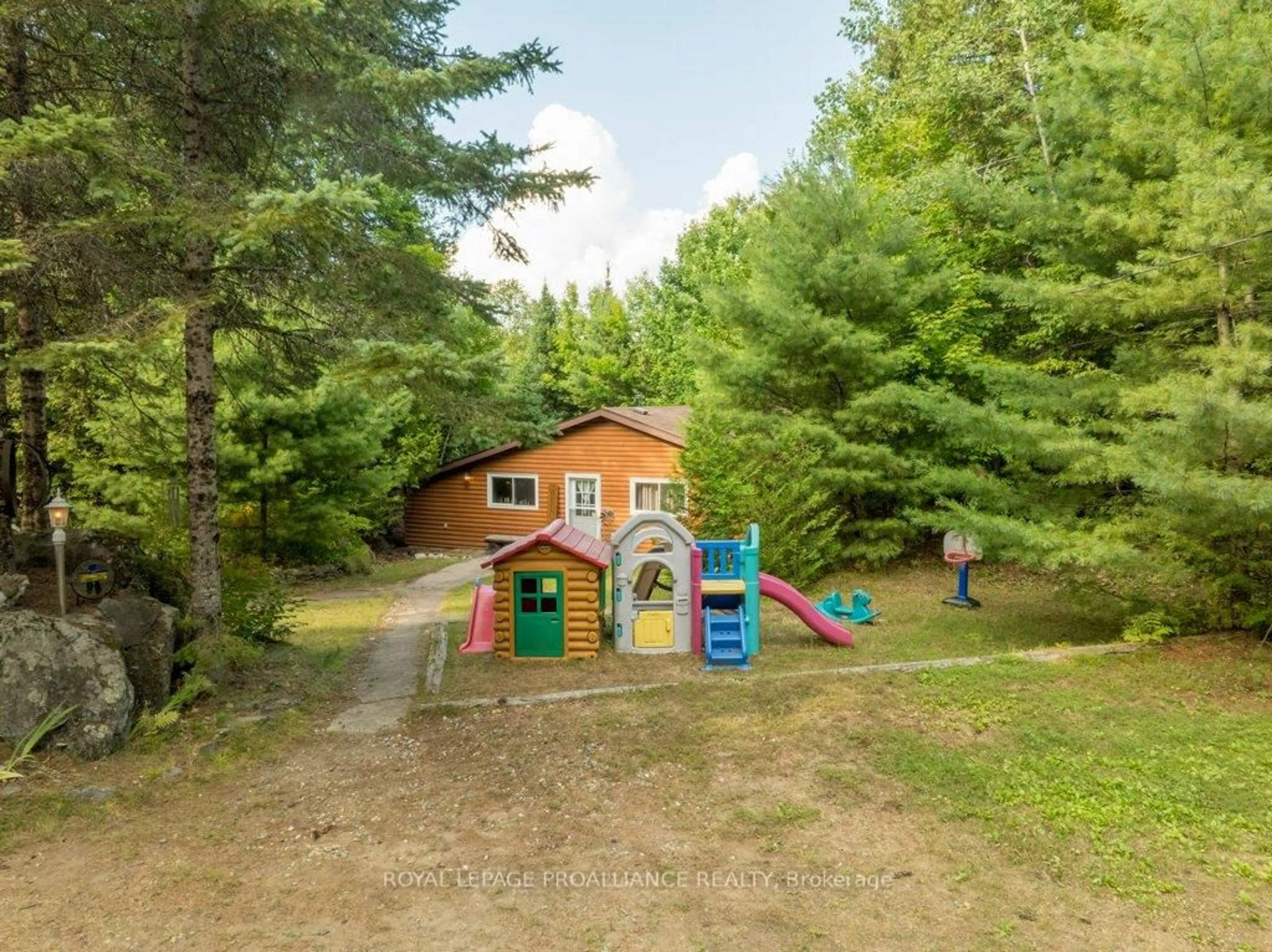 A pic from outside/outdoor area/front of a property/back of a property/a pic from drone, forest/trees view for 4325A Road 506, Cloyne Ontario K0H 1K0