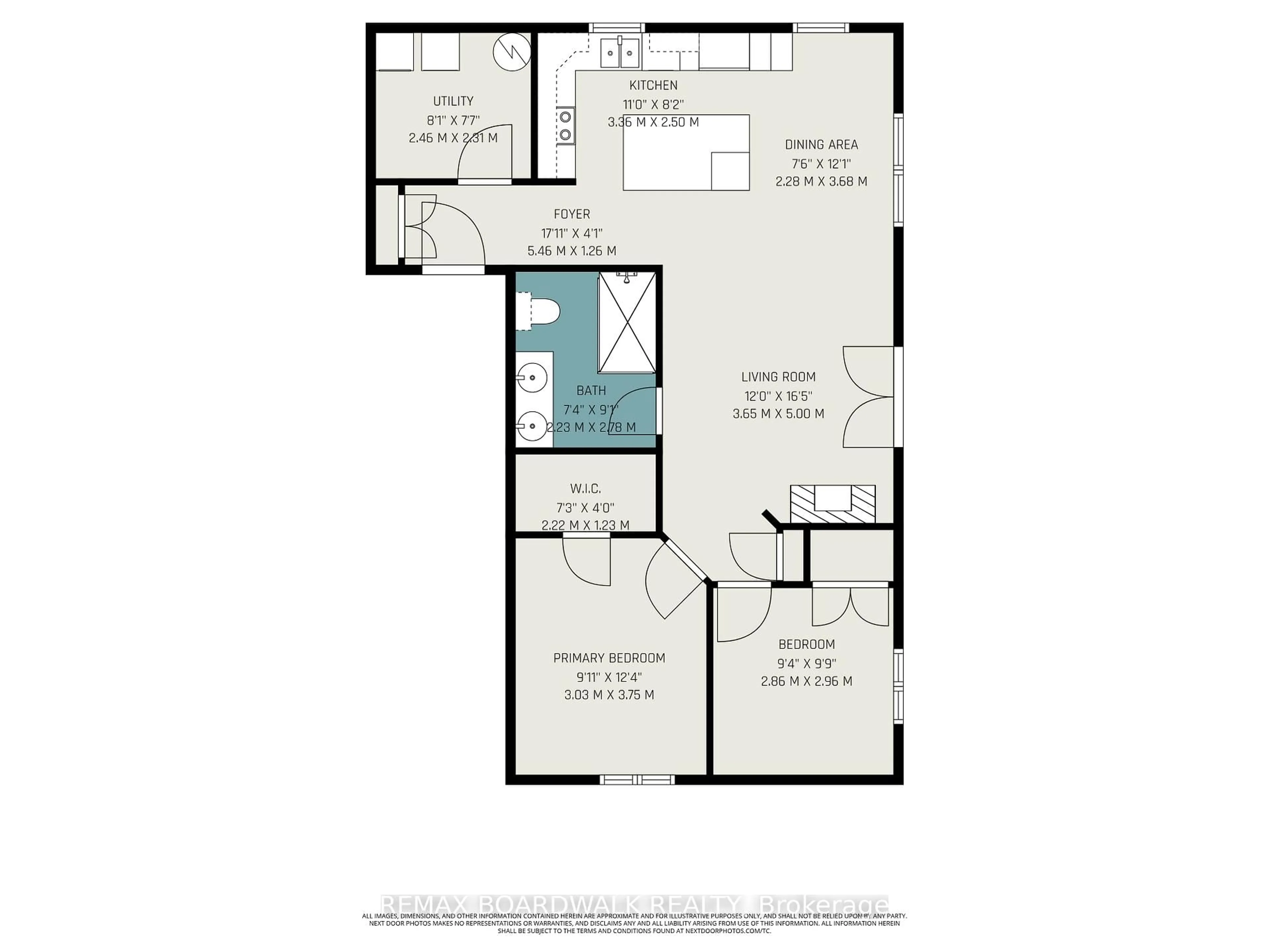 Floor plan for 32 De La Croisee St #Unit 204, Russell Ontario K0A 1W0