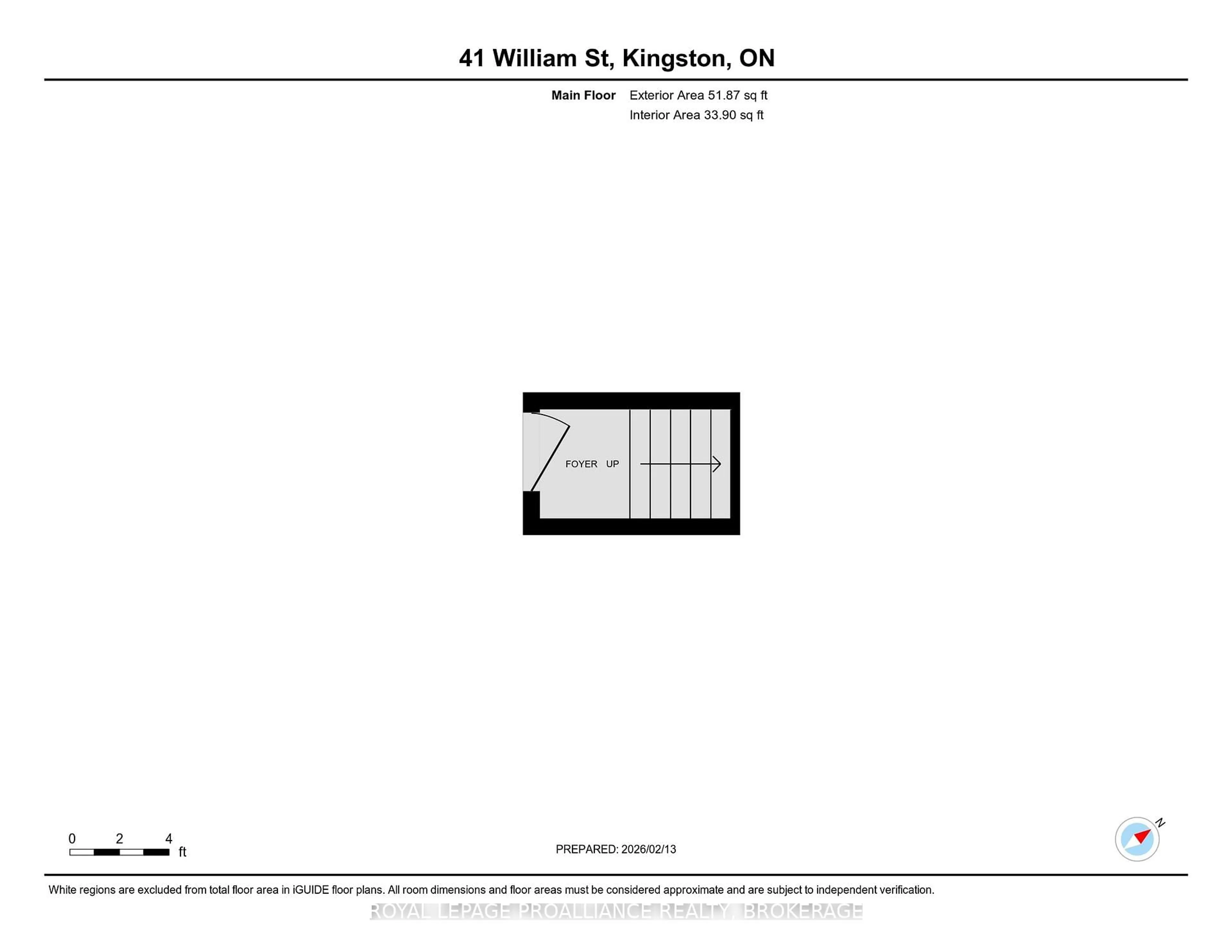 Floor plan for 41 William St #2, Kingston Ontario K7L 2C3