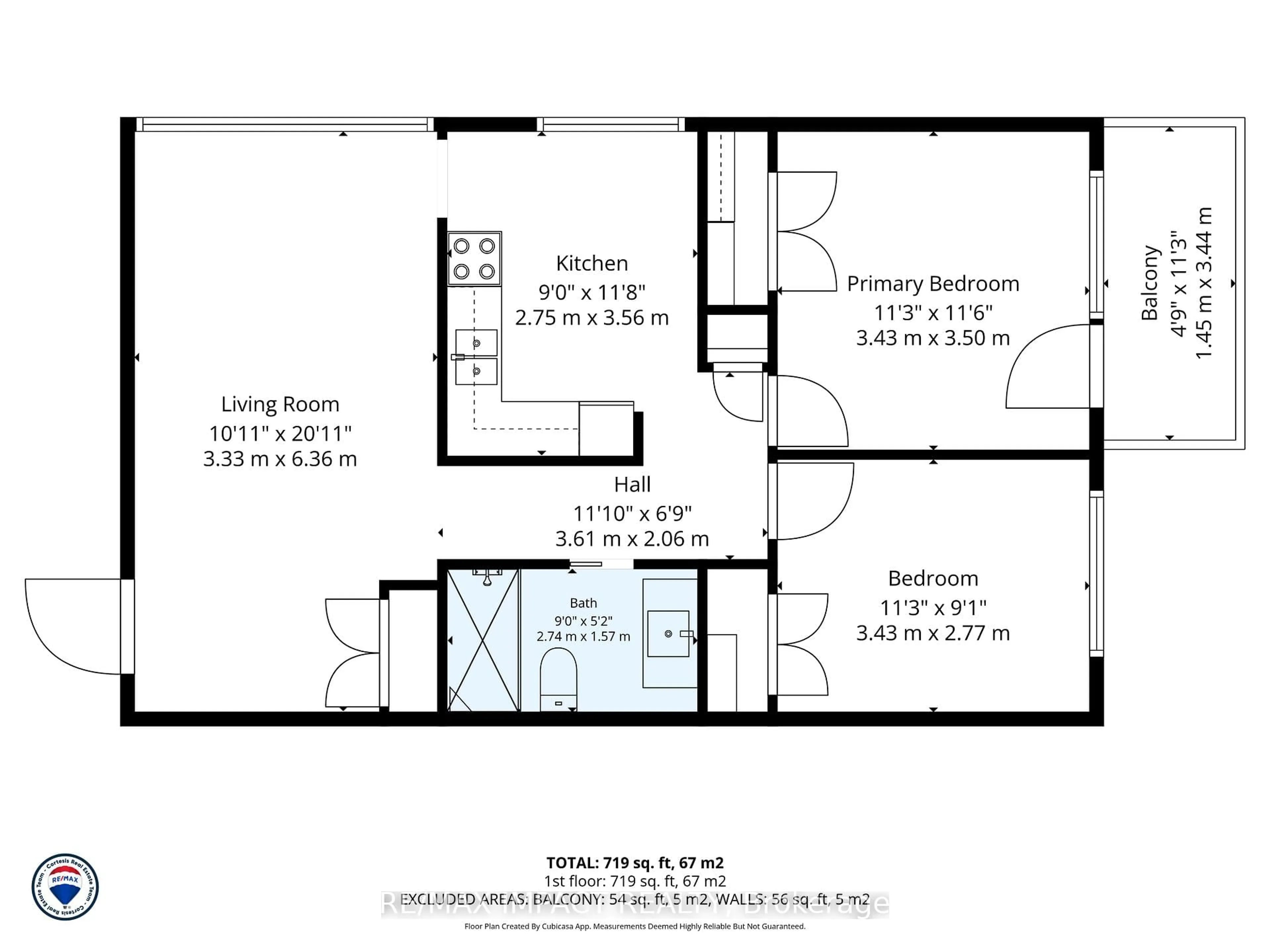 Floor plan for 242 D'arcy St #11, Cobourg Ontario K9A 4A3