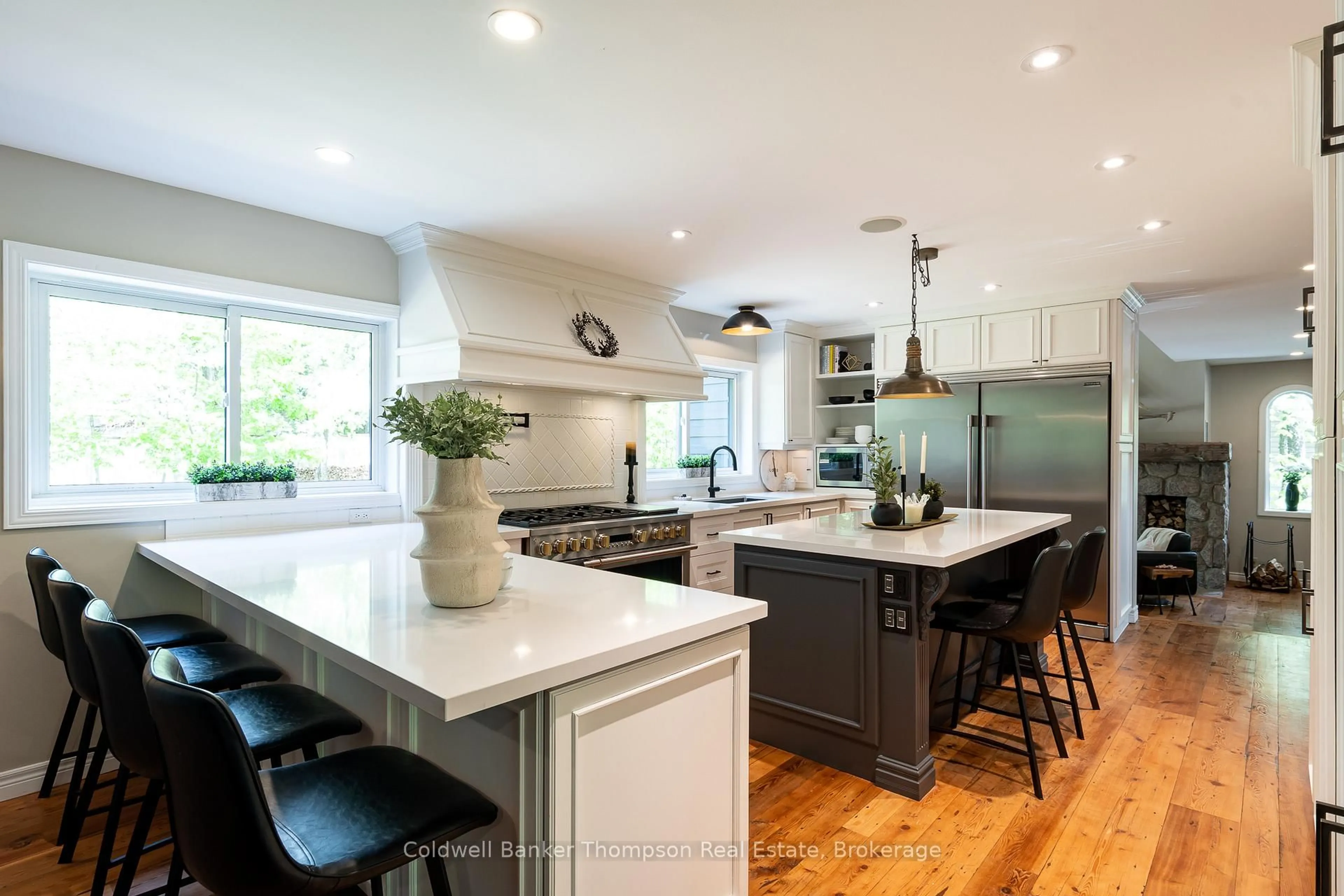 Open concept kitchen, ceramic/tile floor for 24 Brian Rd, Bracebridge Ontario P1L 1A5