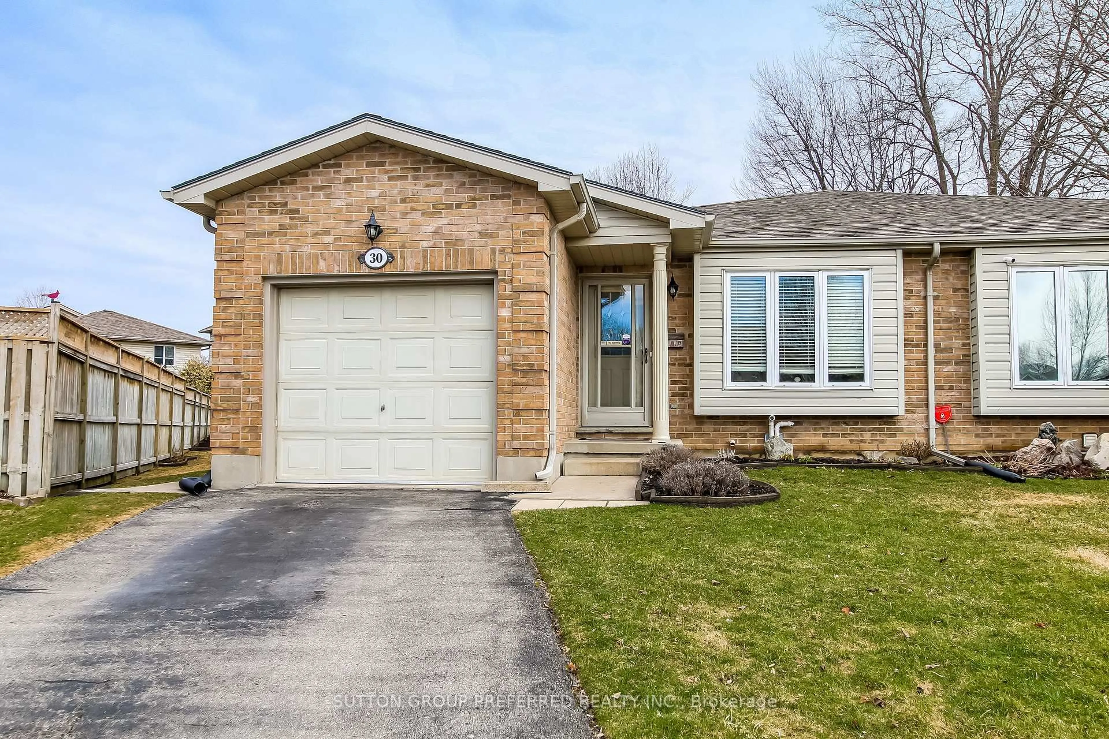 Home with brick exterior material, street for 30 Folkstone Crt, London East Ontario N5V 4Y3