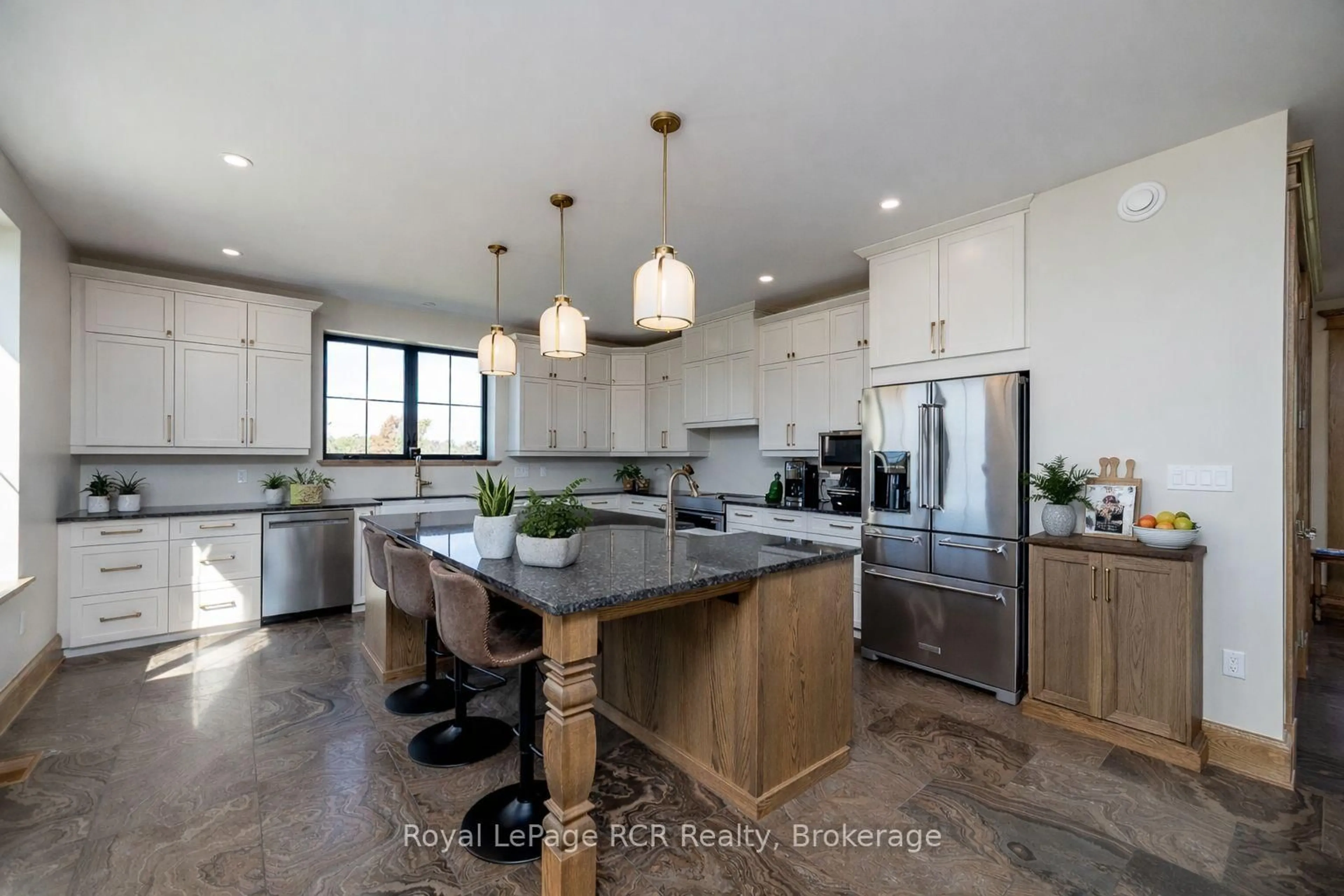 Open concept kitchen, ceramic/tile floor for 1037 Purple Valley Rd, South Bruce Peninsula Ontario N0H 1W0