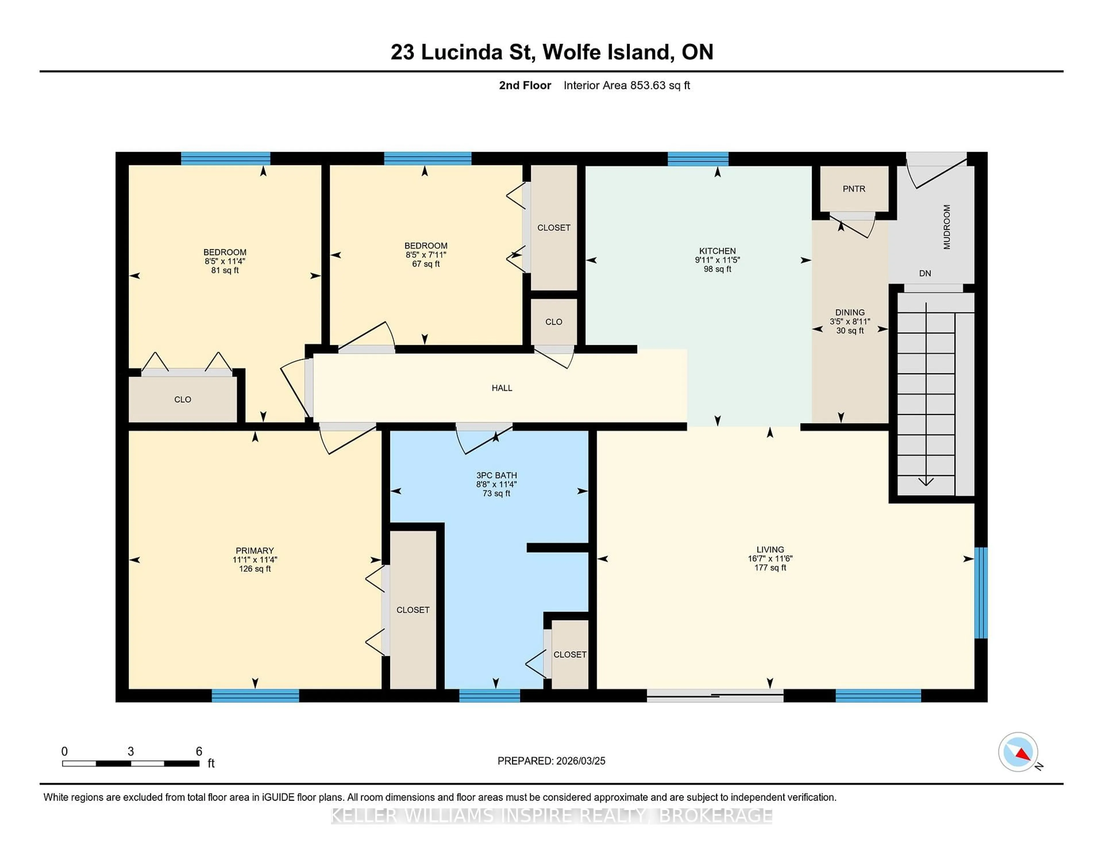 Floor plan for 23 Lucinda St, Wolfe Island Ontario K0H 2Y0