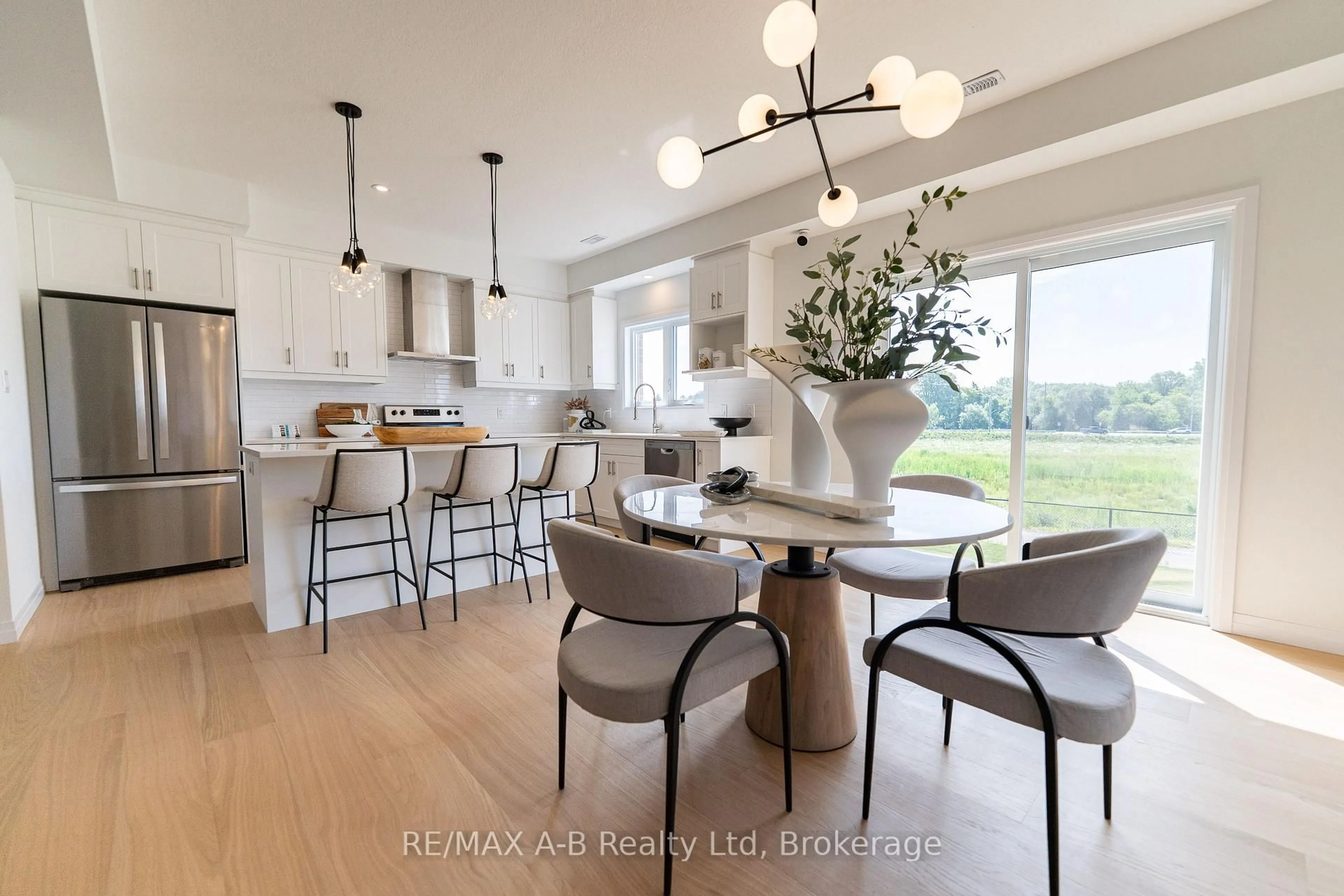 Open concept kitchen, ceramic/tile floor for Lot 27 166 Dempsey Dr, Stratford Ontario N5A 0K5