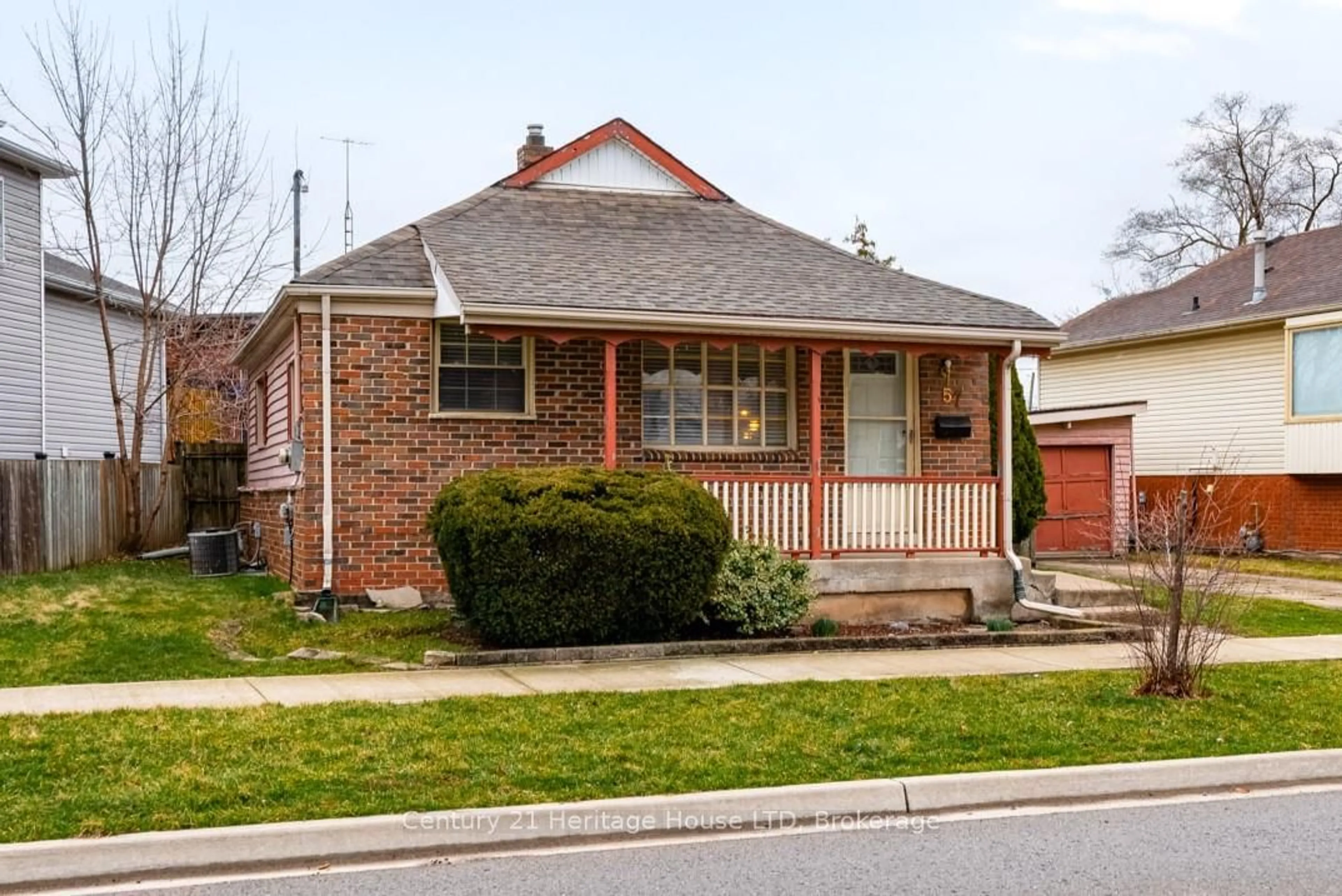 Home with brick exterior material, street for 57 Leeper St, St. Catharines Ontario L2S 2N1