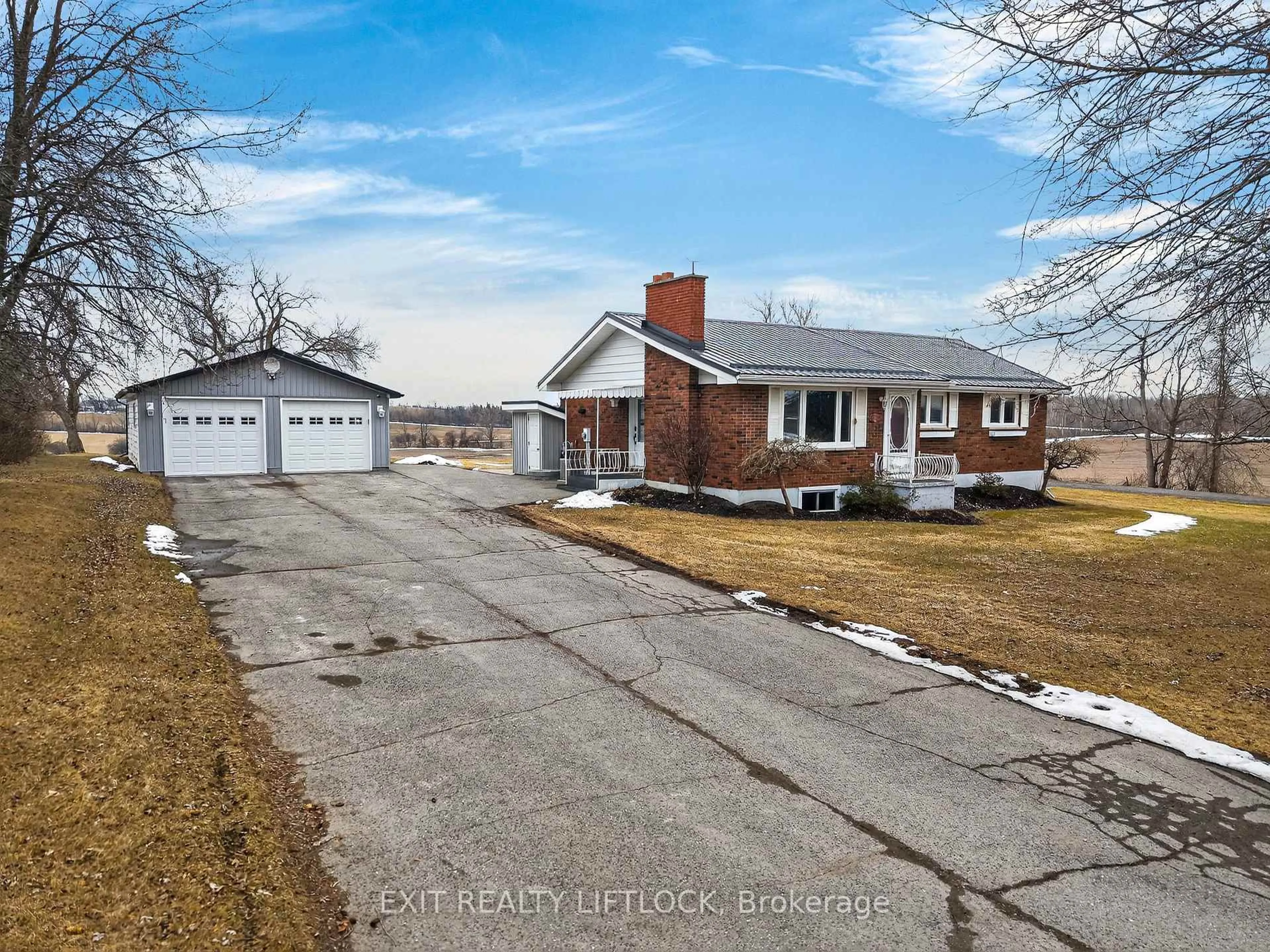 A pic from outside/outdoor area/front of a property/back of a property/a pic from drone, street for 2289 Base Line Rd, Otonabee-South Monaghan Ontario K9J 6X9
